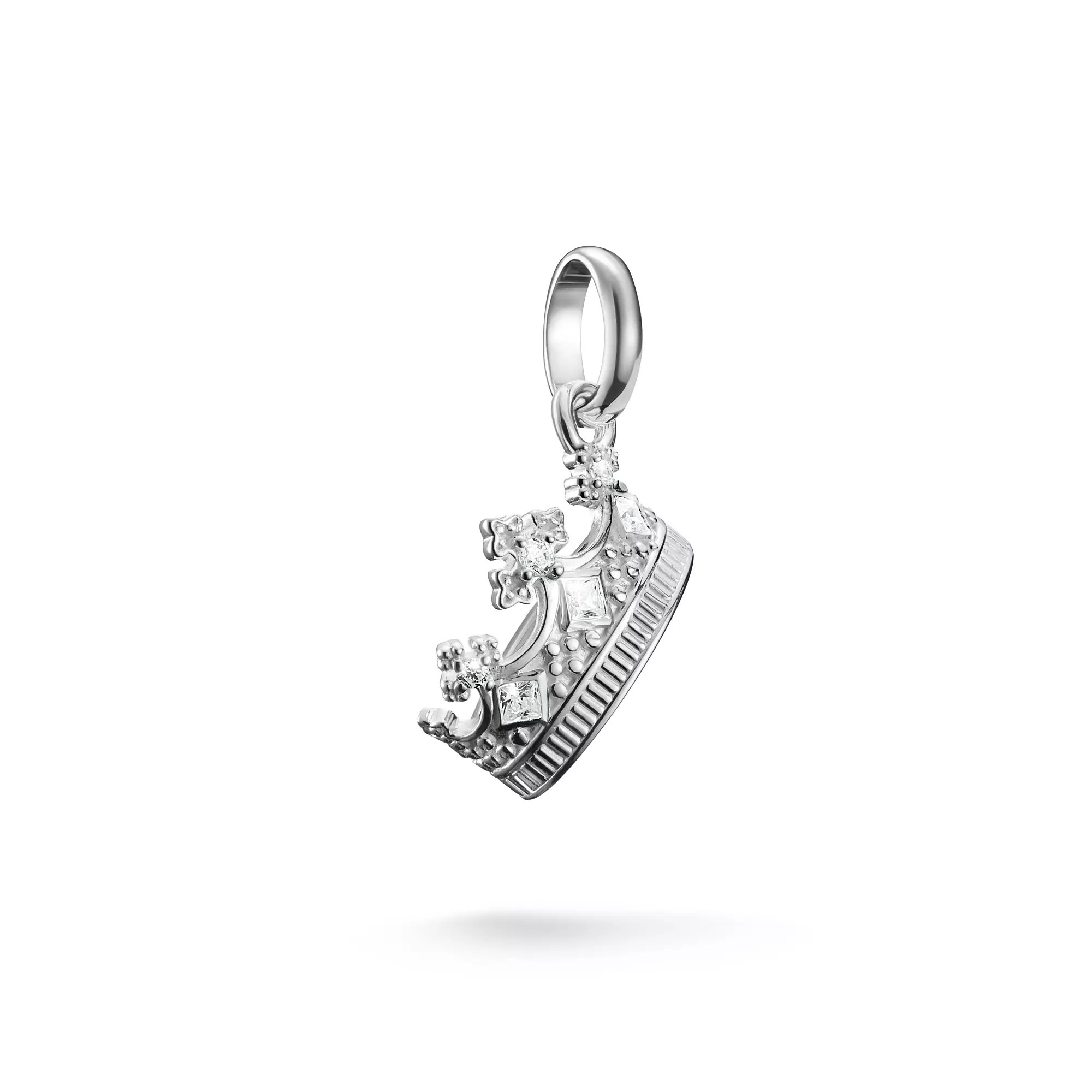 Thomas Sabo Connect - Krone mit Zirkonia - Charm mit Öse - Silber + Zirkonia – Ansicht 2