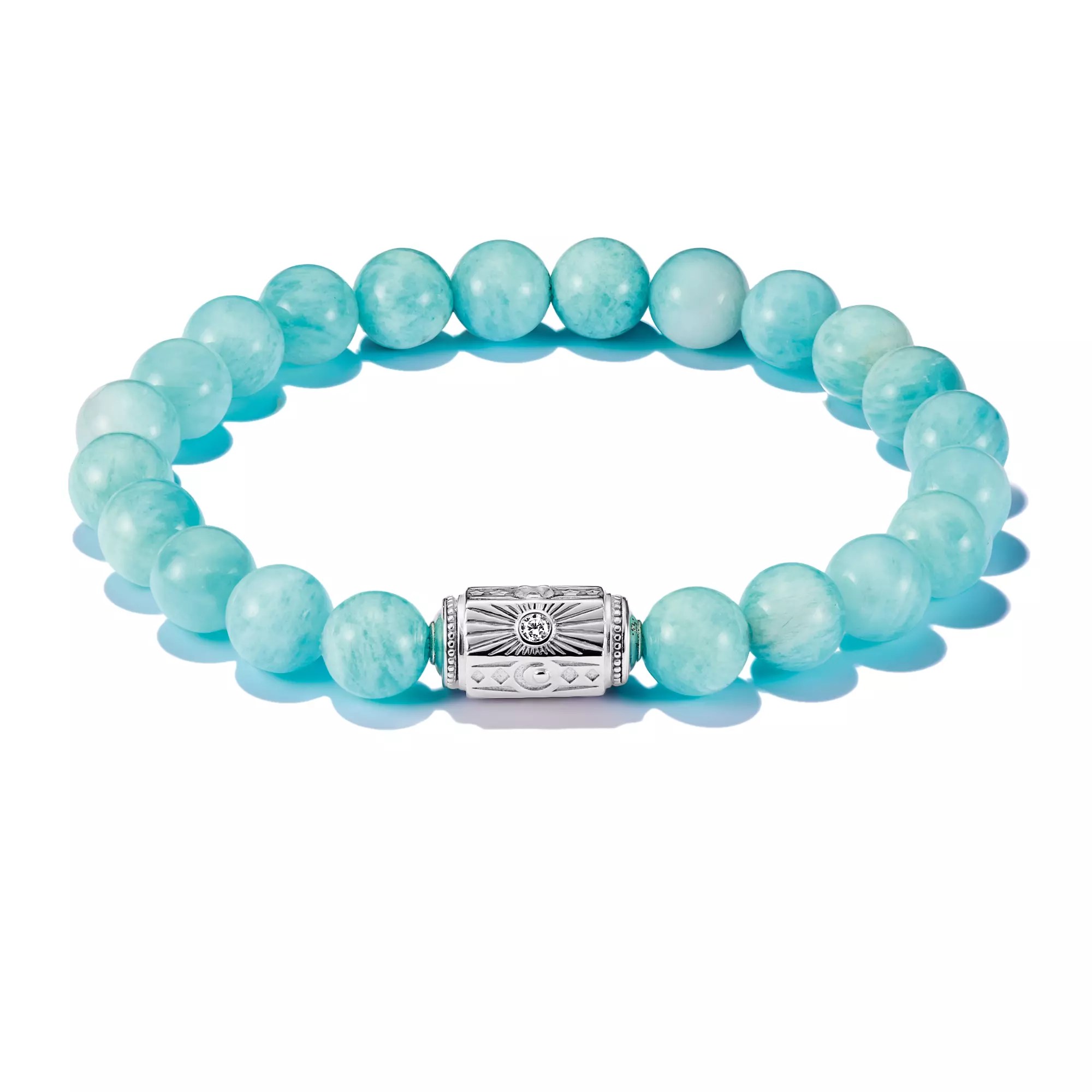 Thomas Sabo ELYNDRA Armband - 17 cm - Sterling Silber recy. - geschwärzt & Zirkonia - türkis – Ansicht 2
