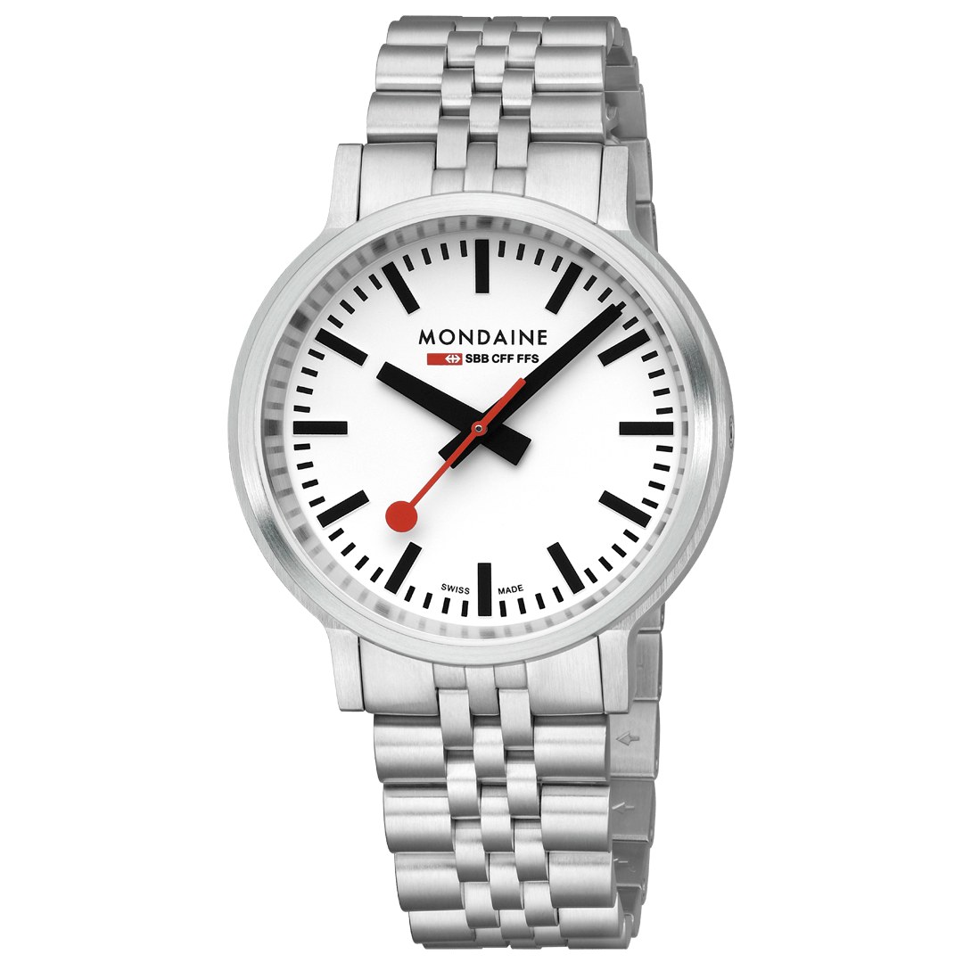 Mondaine Uhr MST.4101B.SJ.2SE stop2go - Edelstahl - 41 mm – Ansicht 5
