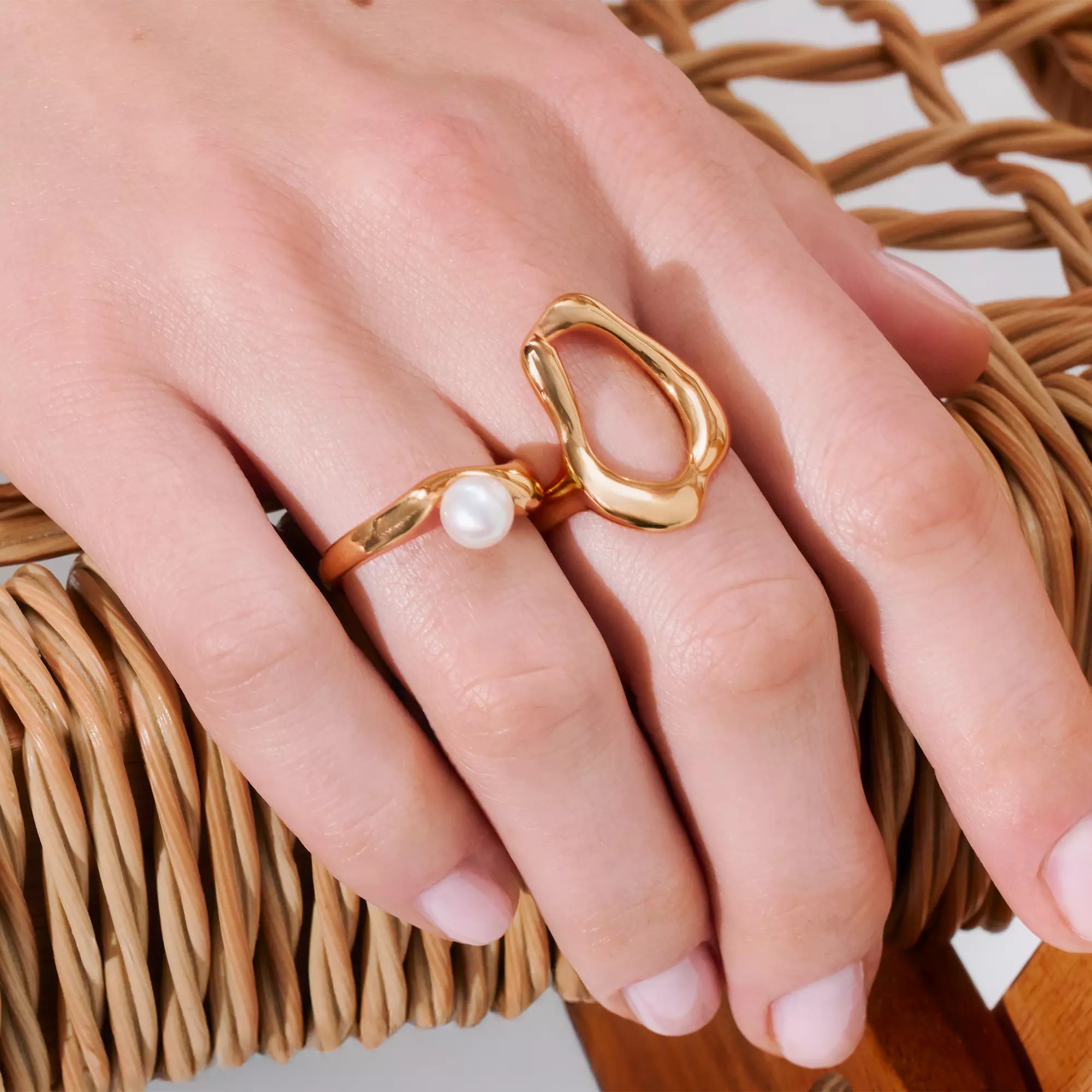 Thomas Sabo Ring Natural Beauty vergoldet – Silber – Ansicht 4