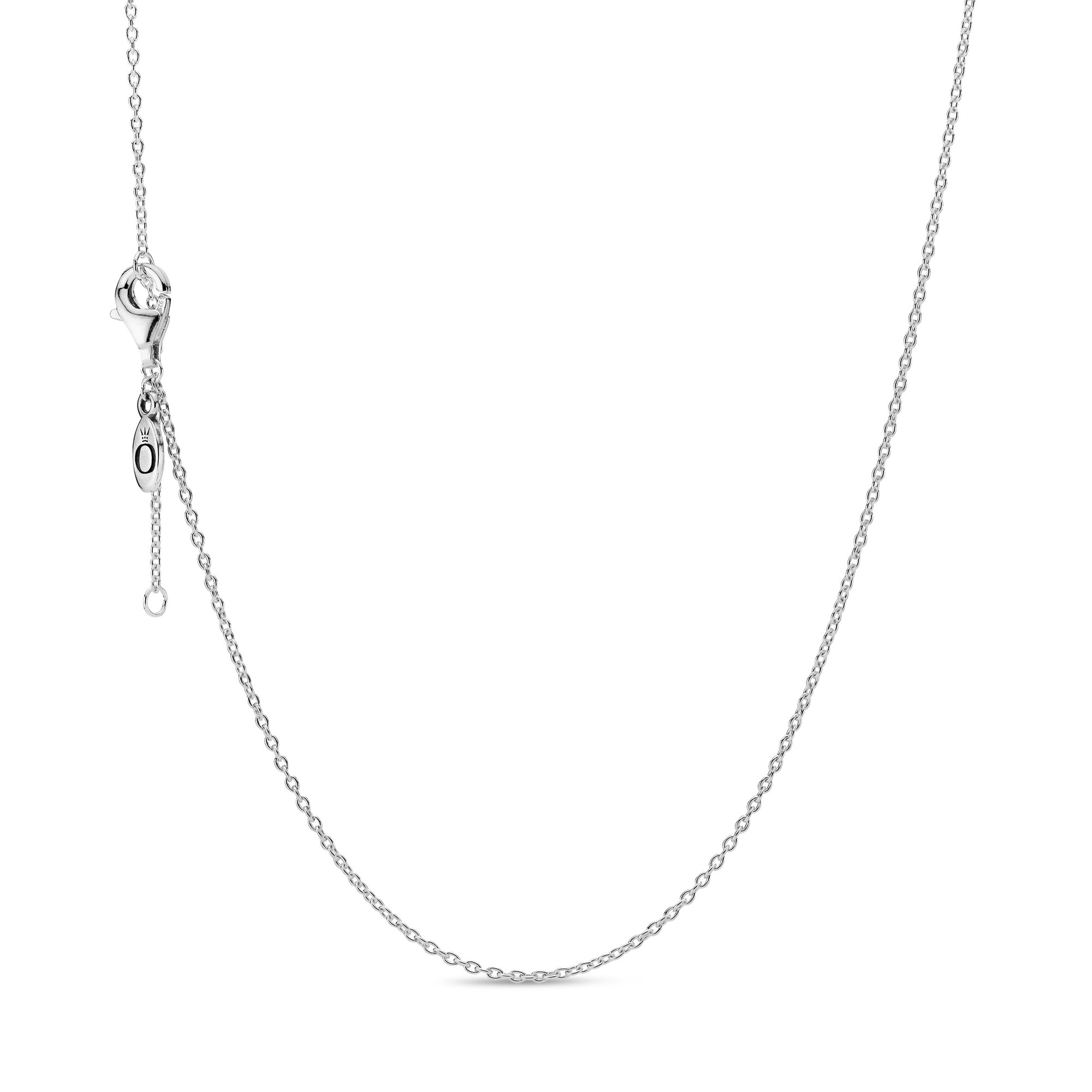 PANDORA 45 cm - Silberkette - 45 cm Länge + verstellbar auf 38 und 42 cm