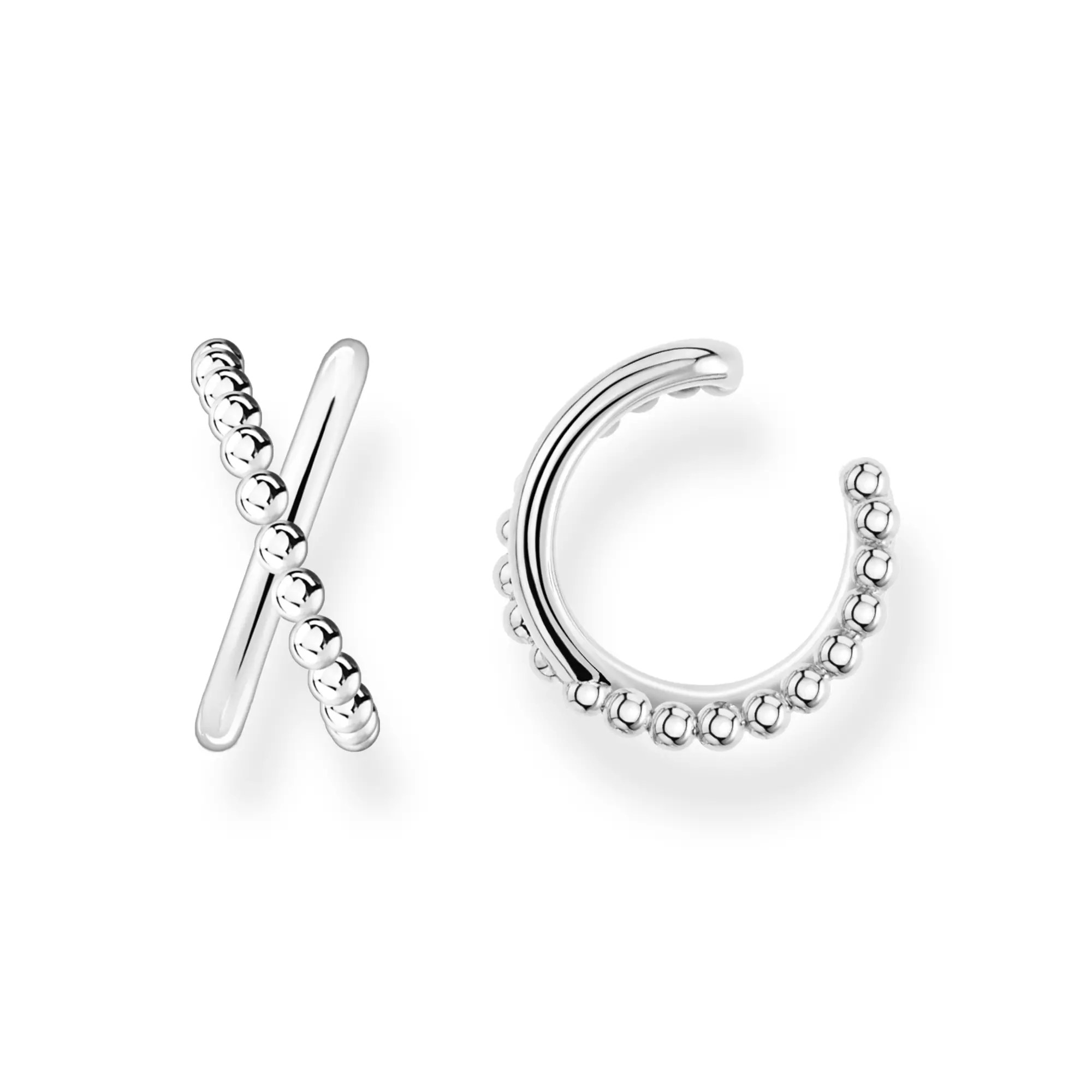 Thomas Sabo Charming Collection - X Herzen - 1 Stück Ohrklemme - Ohrring - Silber