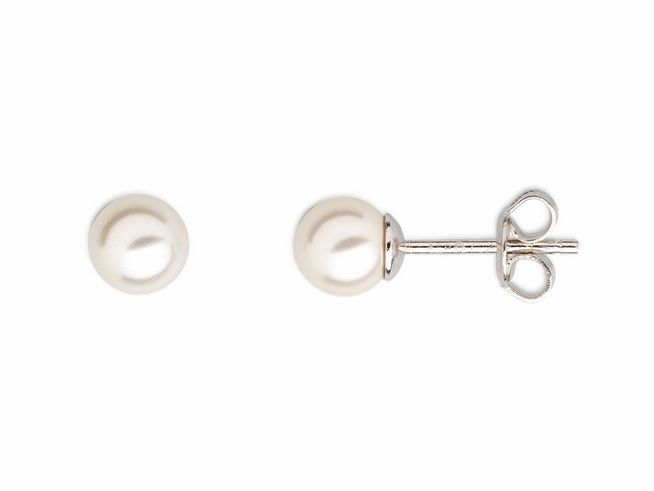 Xenox Sterling Silber Ohrringe XS5330 PEARL DREAMS mit glänzenden Perlen in schlichtem Design, idealer Ohrschmuck für elegante Anlässe.
