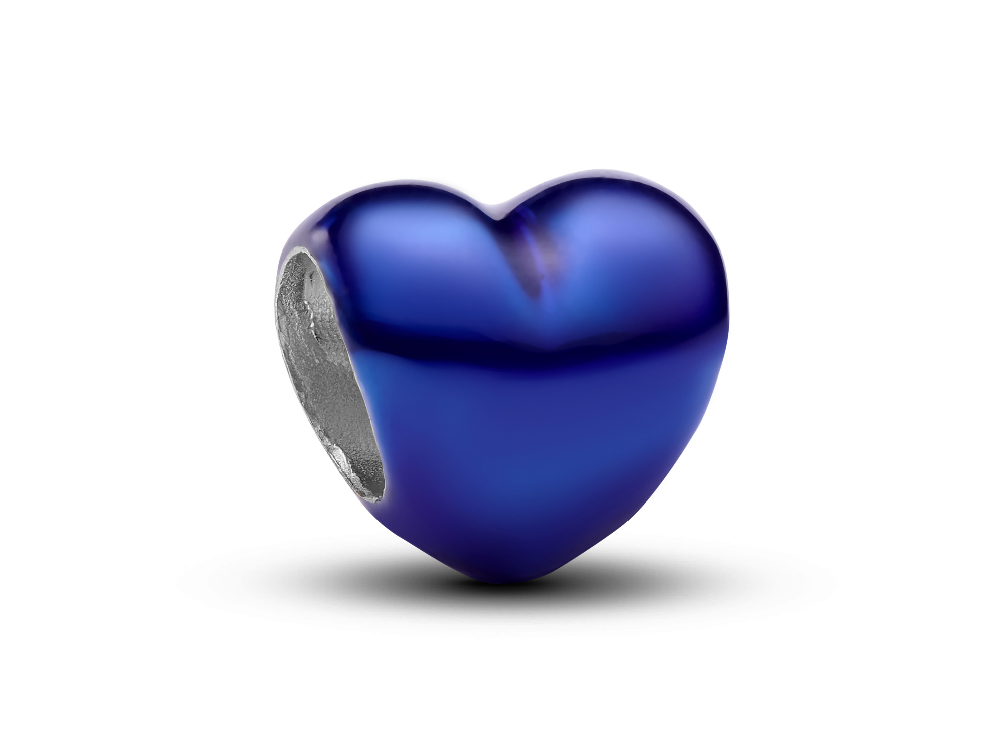 Pandora 794785C02 - Blaues Herz Mini-Charm - Sterling Silber - Emaille Blau