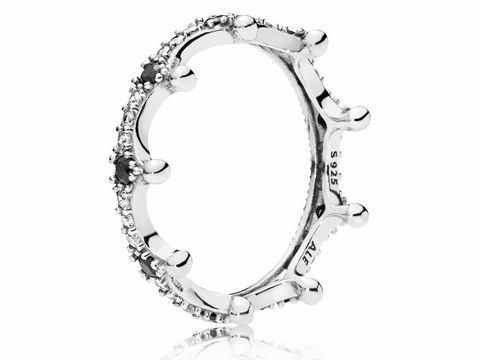 PANDORA Krone Silberring CROWN Zirkonia + Kristall - 197087NCKMX-54 - Gr. 54