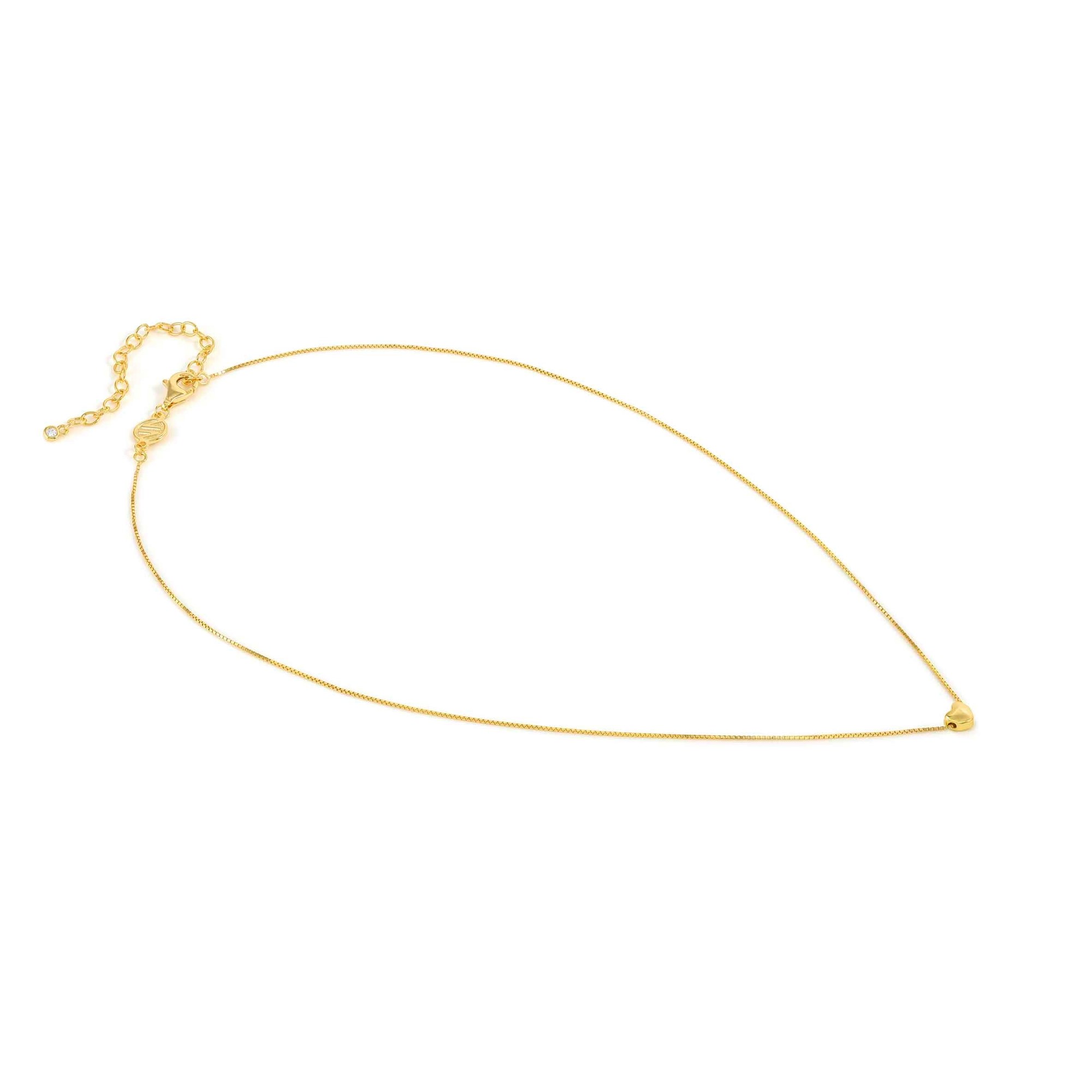 Nomination Sterling Silber - Herz - vergoldet Collier - Armonica – ein Herz – 36-42 cm – Ansicht 5