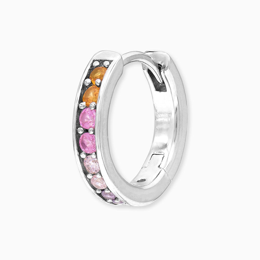 Engelsrufer ERE-WARM-ZIM-CR-13 WARM Creole Regenbogen mit Zirkonia Multicolor - Silber rhodiniert – Ansicht 4