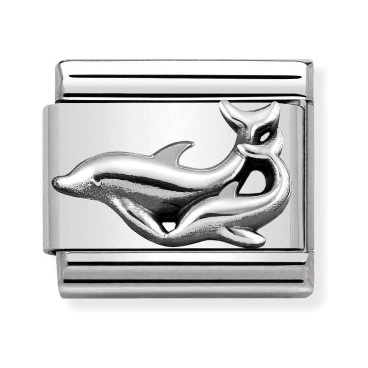 Nomination Composable Classic Charm Delfine - Edelstahl, Sterling Silber