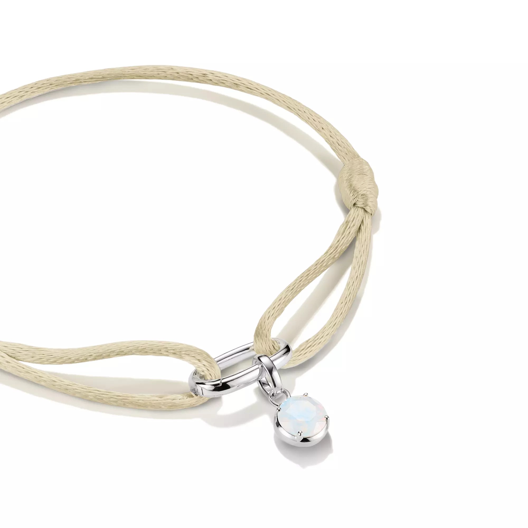 Thomas Sabo Connect - Charm Armband 14-24 cm - Sterling Silber - Beige – Ansicht 2