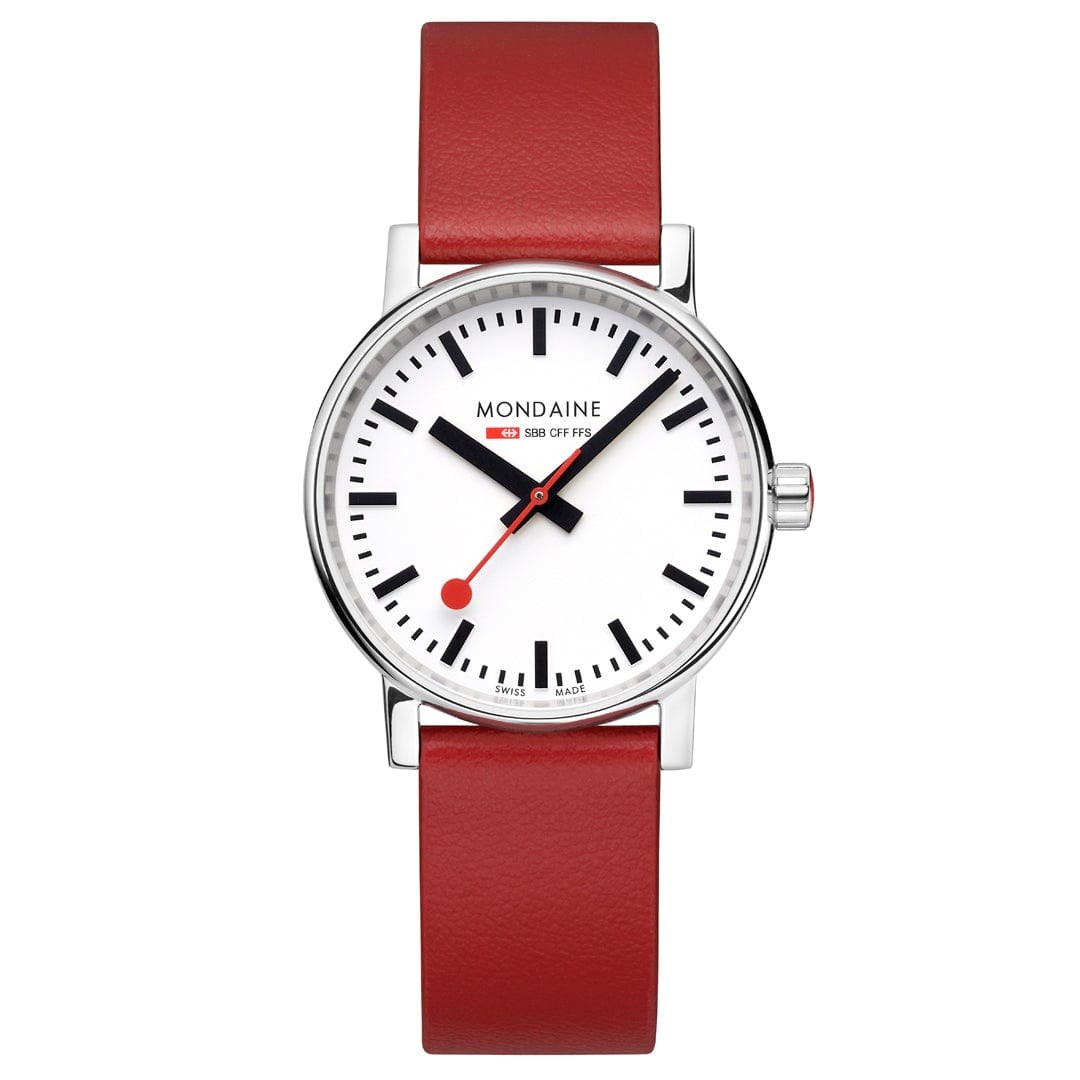 Mondaine Uhr MSE.35110.LCV evo2 - Edelstahl poliert - 35 mm – Ansicht 2