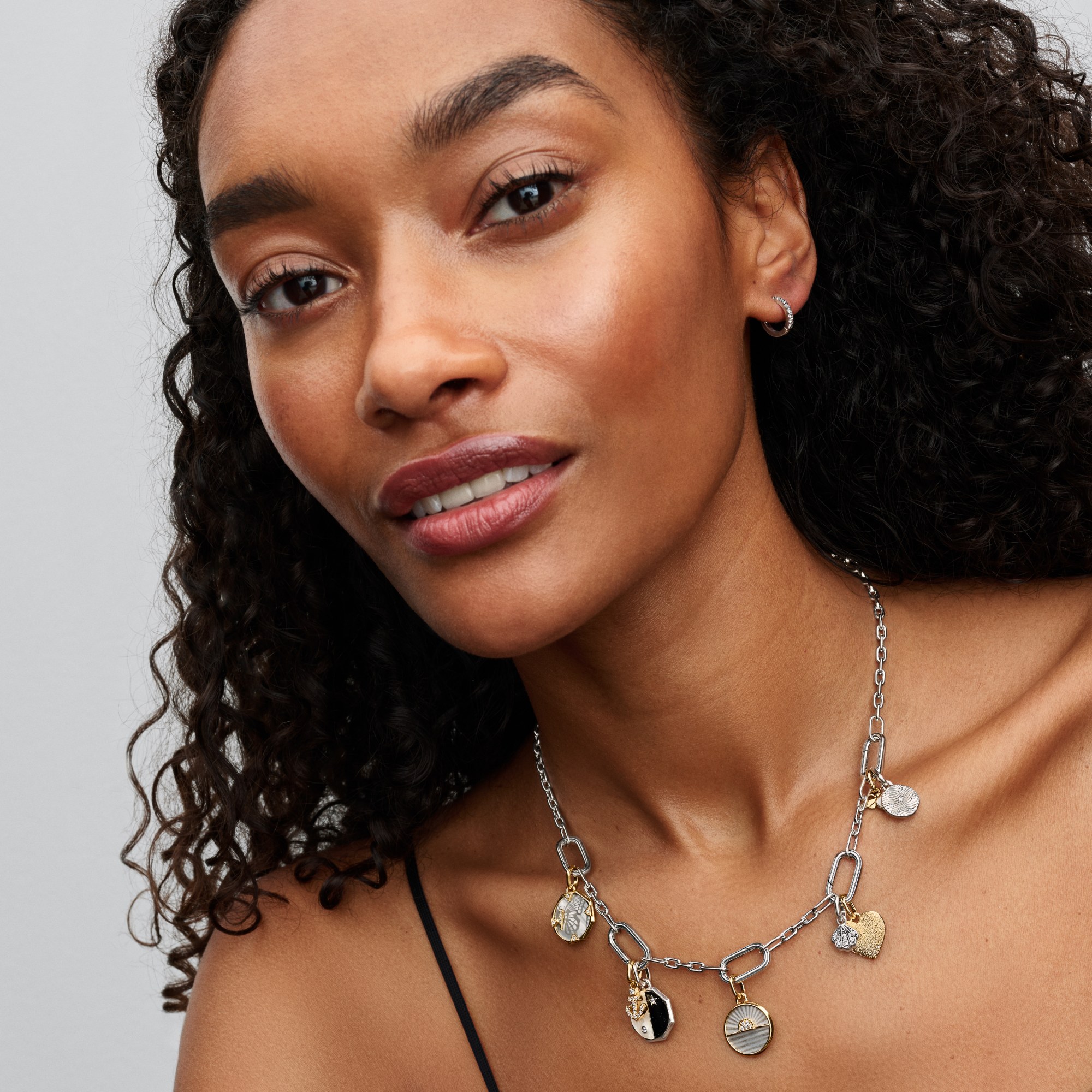 Pandora ME - Fünf Glieder Kette Halskette - Sterling Silber - 45 cm – Ansicht 3