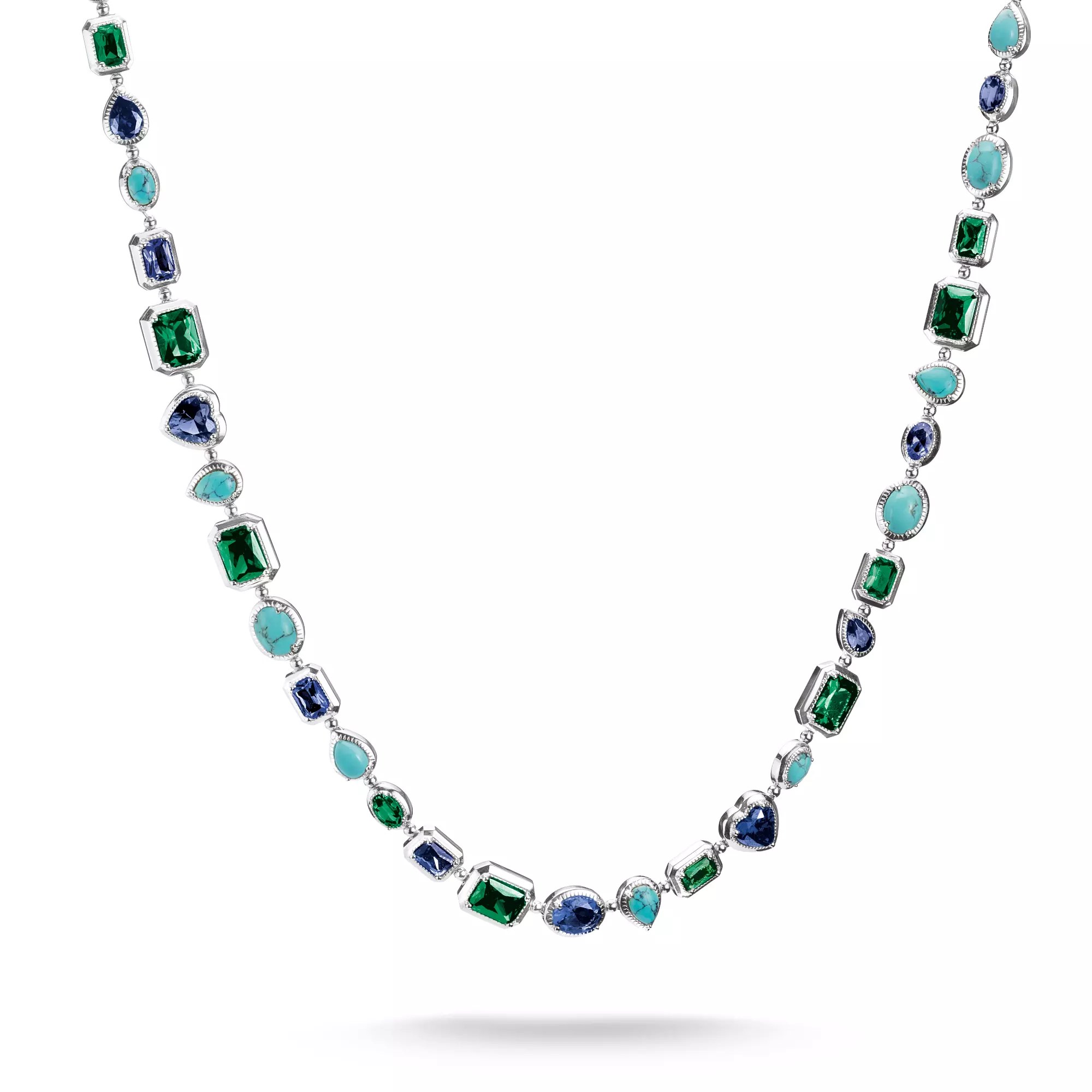Thomas Sabo ELYNDRA - Halskette - 45 cm - Sterling Silber recy. & Nano-Kristall & Zirkonia – Ansicht 2