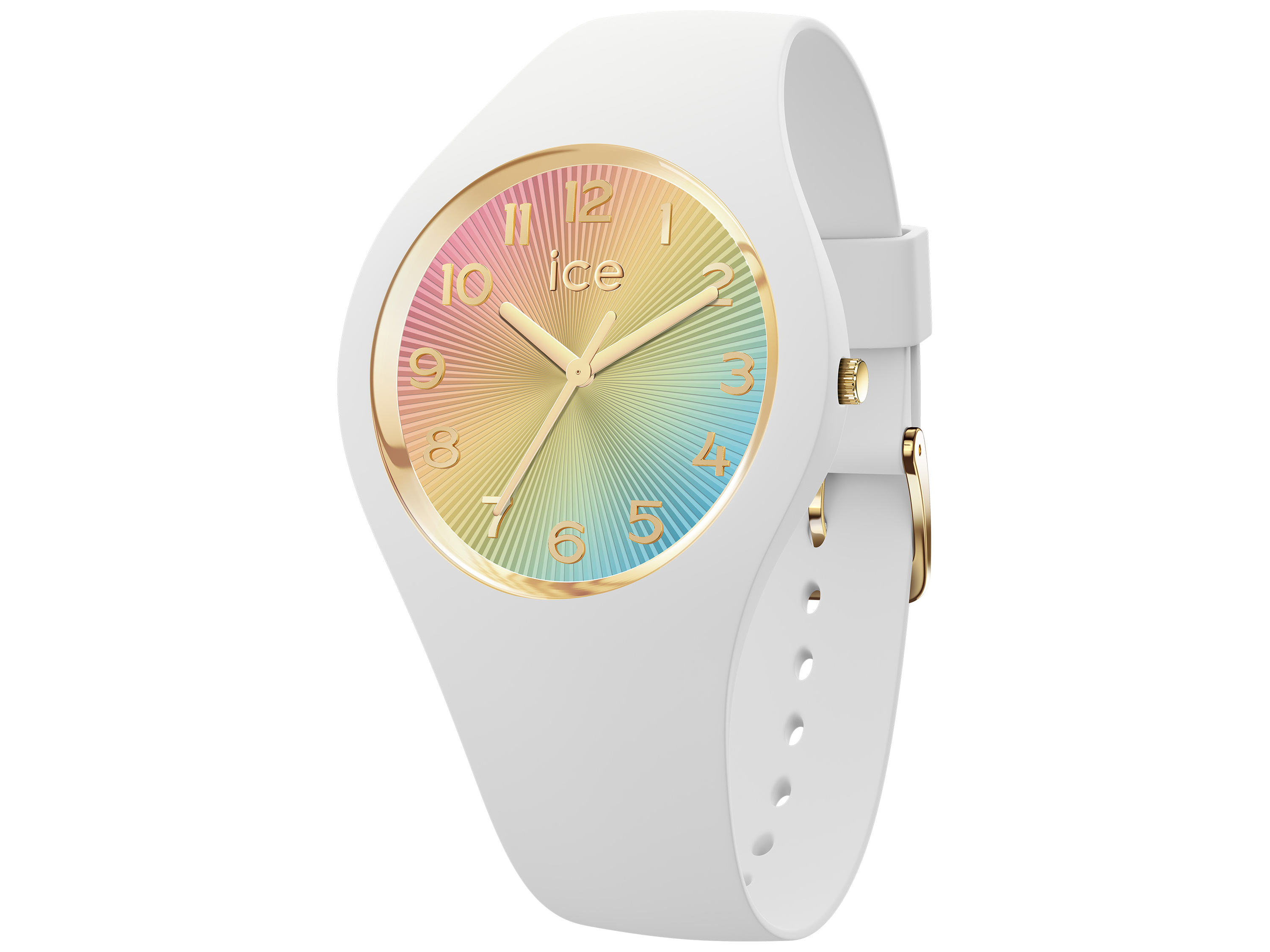 ICE Watch Uhr 025249 - ICE champagne - Weiß Regenbogen - small