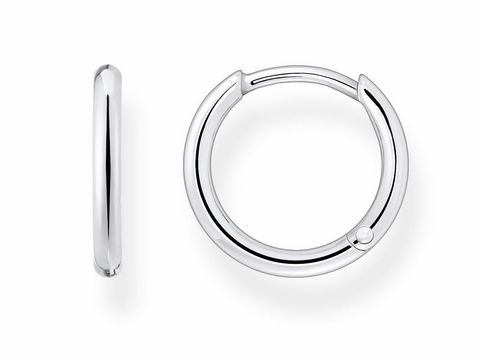 Creole Ohrring aus Silber der Thomas Sabo Charming Collection, Modell CR661-001-21, mit elegantem Design und glänzender Oberfläche, ideal für jeden Anlass.