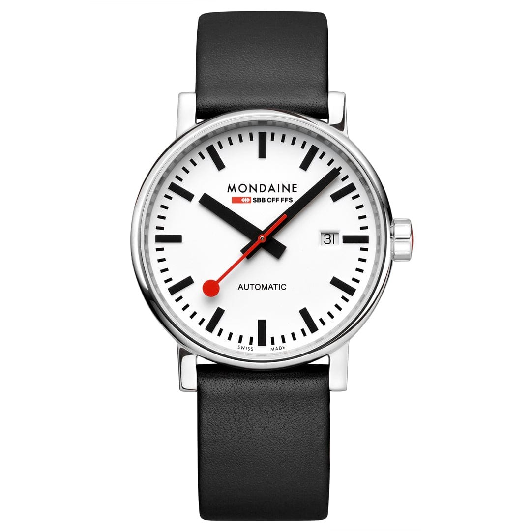 Mondaine Uhr MSE.40610.LBV evo2 - Edelstahl poliert - 40 mm