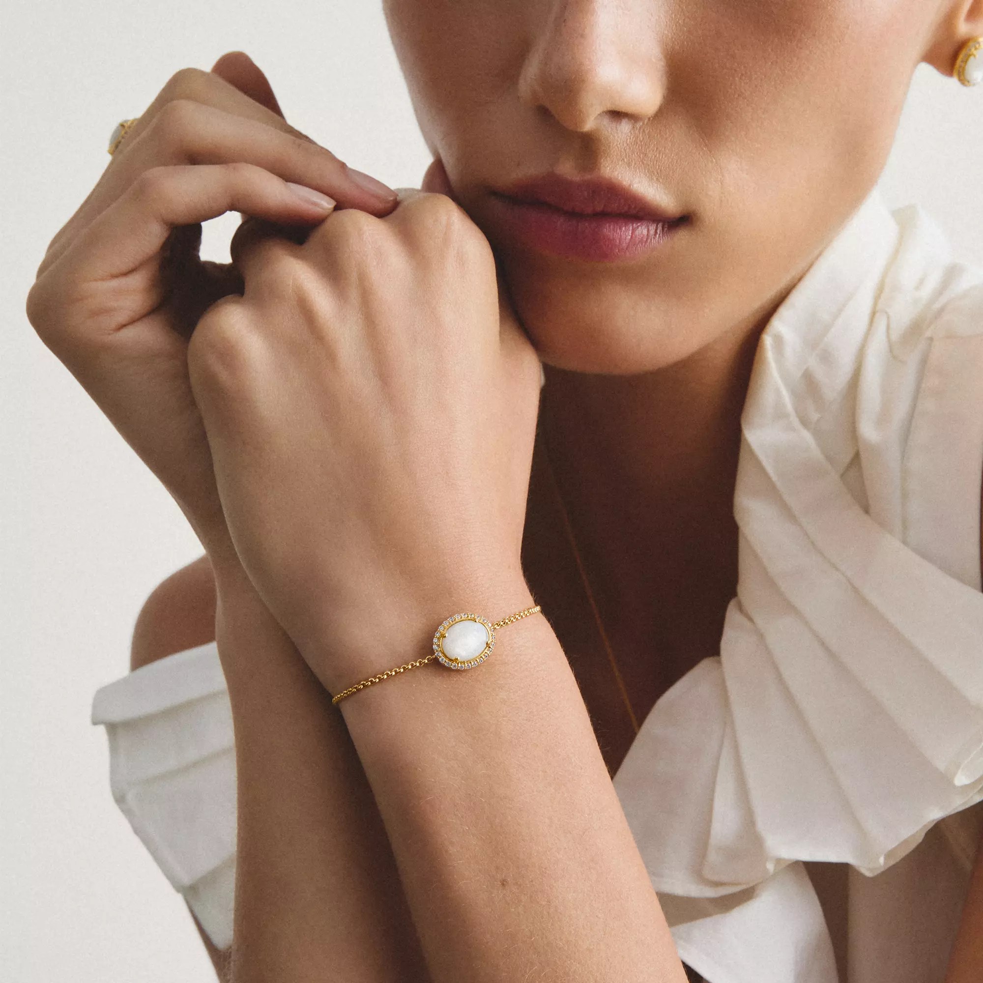 Thomas Sabo Deep Sea - Armband - 19 cm - 18K Gelbgold-Vergoldung – Ansicht 5