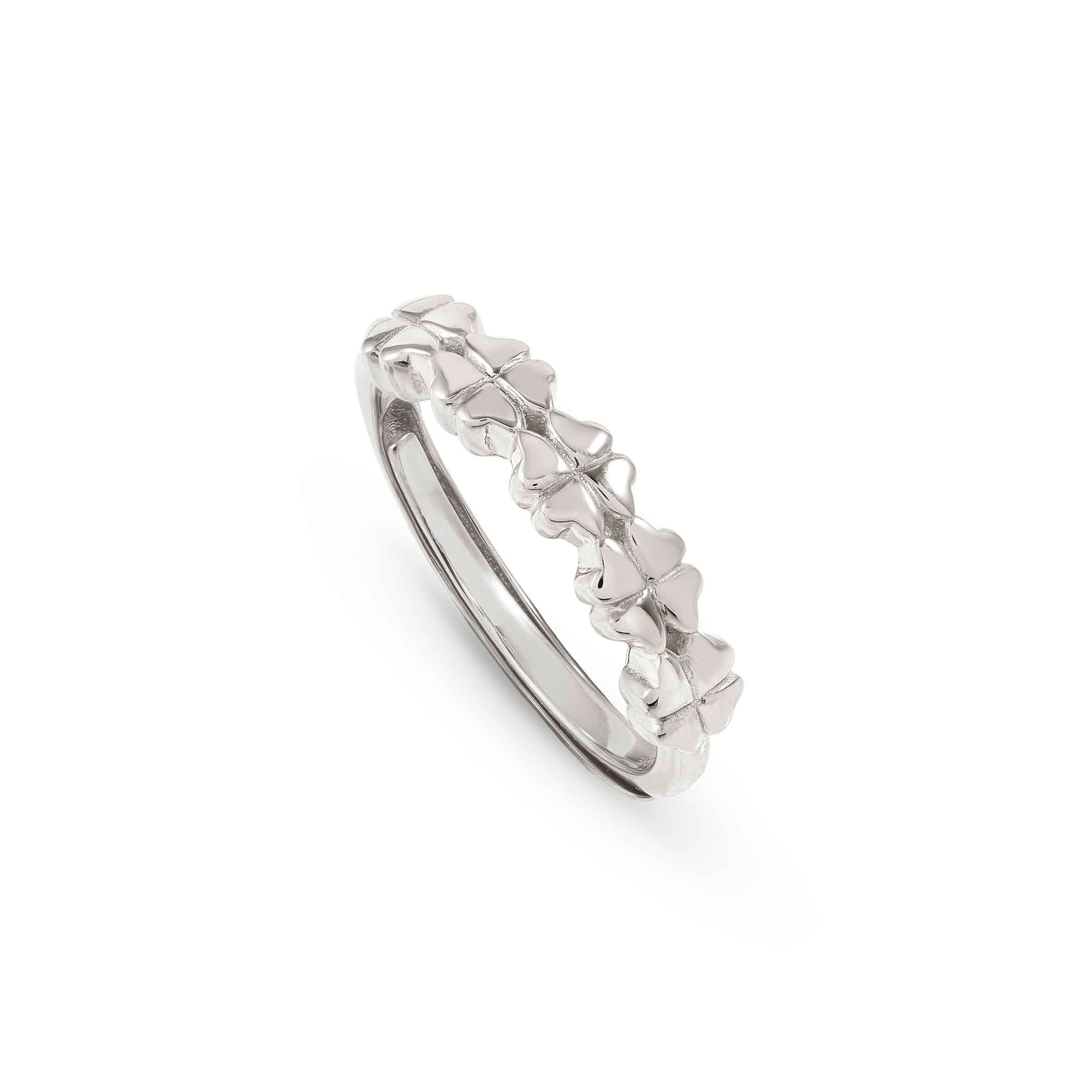 Nomination Sterling Silber - Kleeblatt - rhod. Ring - Armonica Weite 11-17 – Ansicht 2