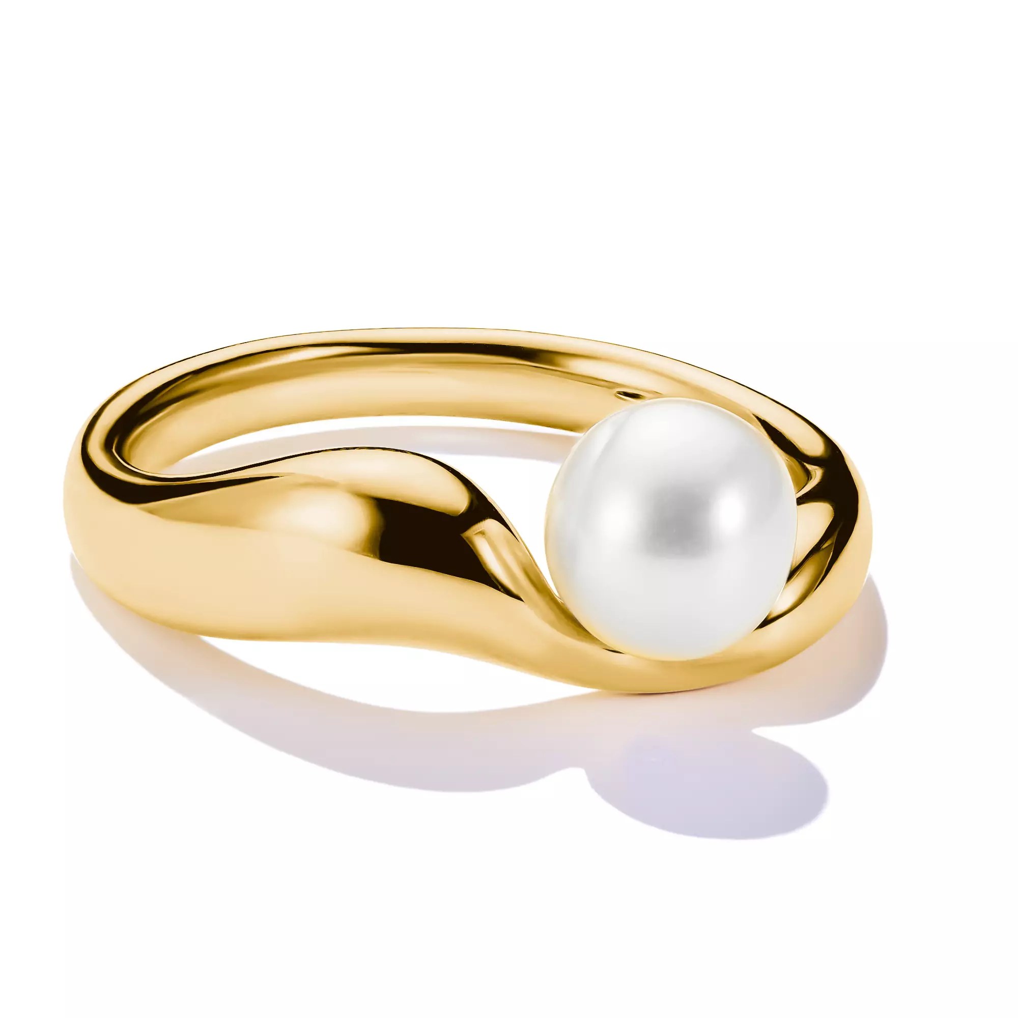 Thomas Sabo Ring - Zuchtperle - Bold Elegance - Silber vergoldet – Ansicht 3