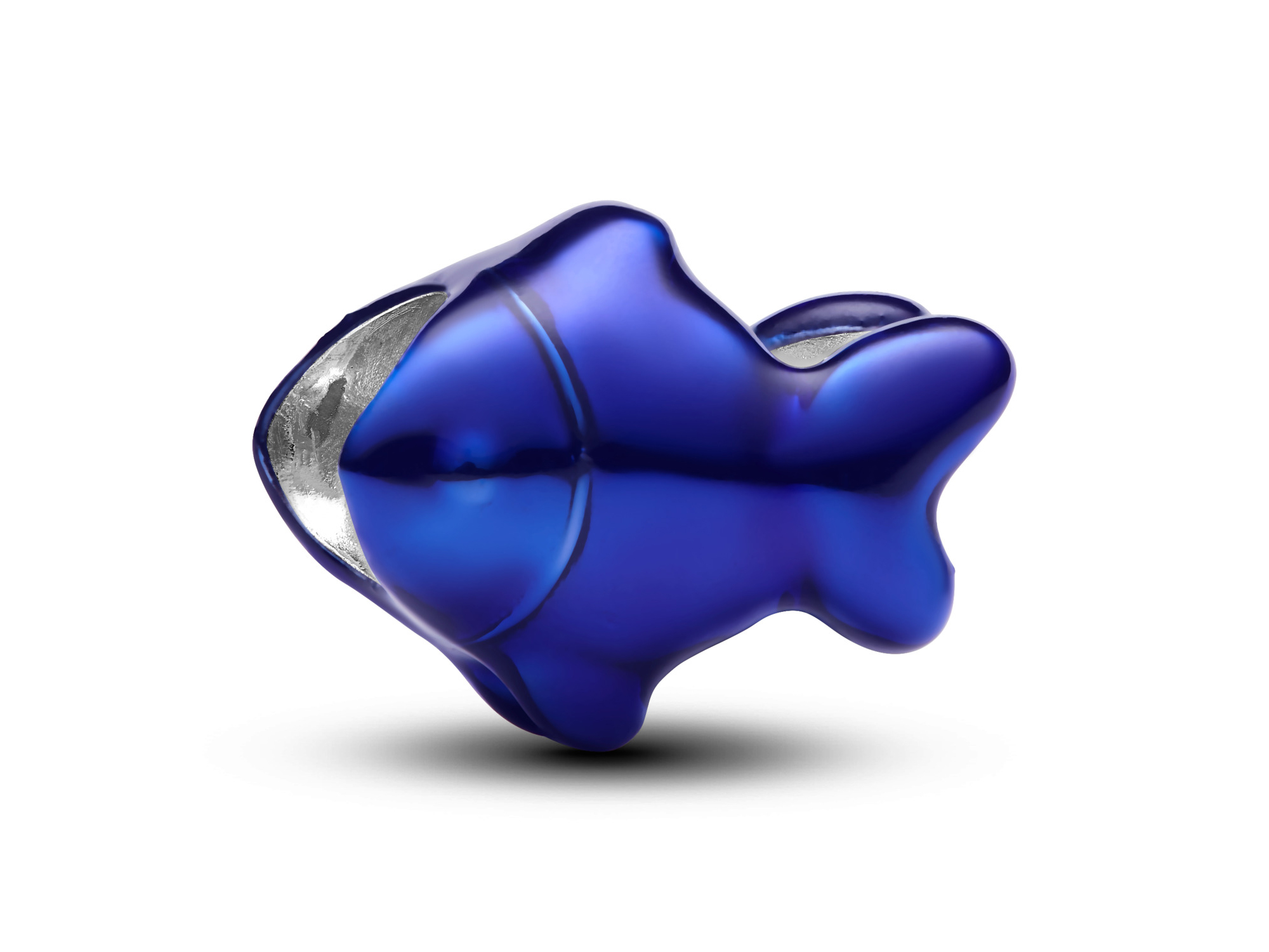 Pandora 794899C01 - Blauer Fisch Mini-Charm - Sterling Silber - Emaille Blau