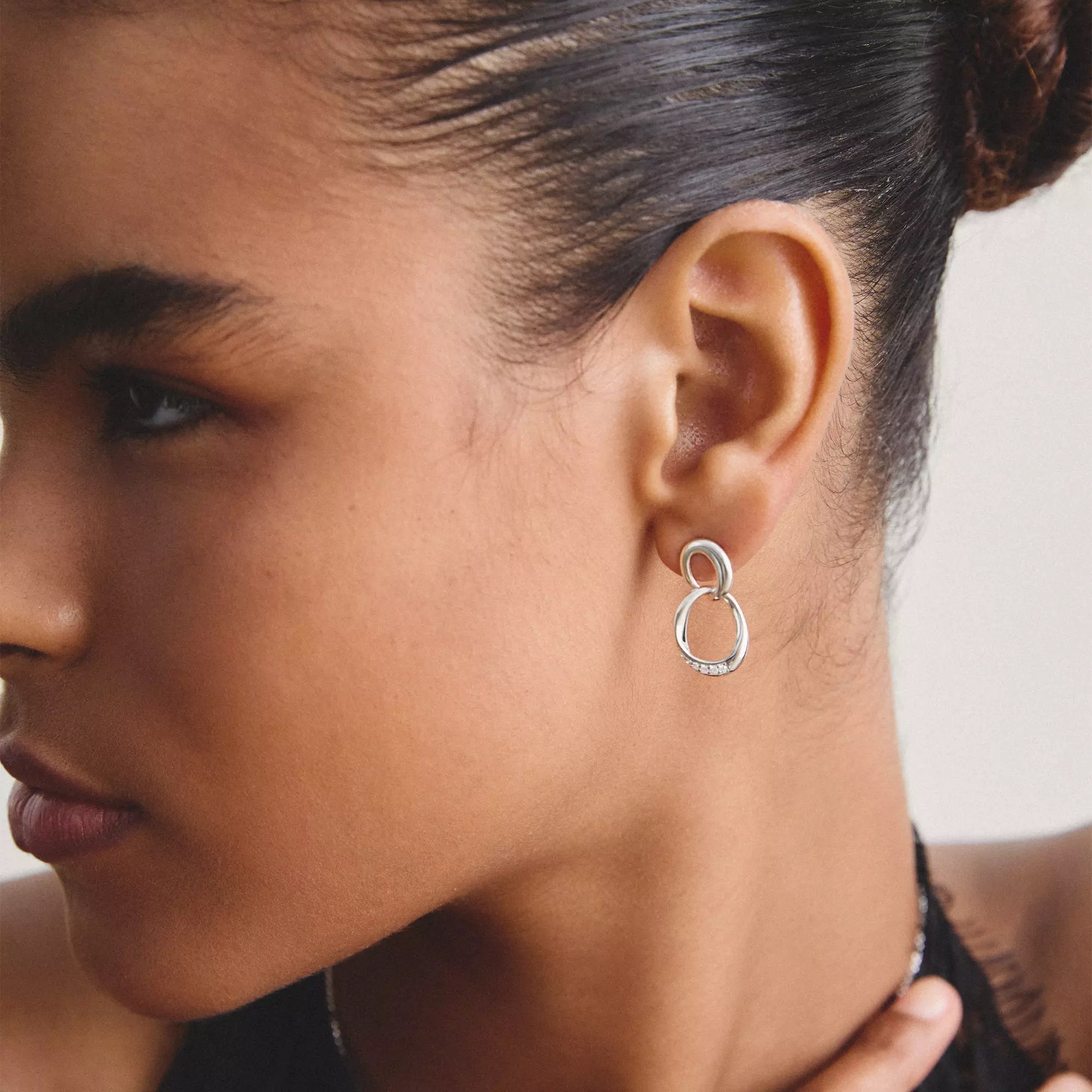 Thomas Sabo Together - Ohrringe - Sterling Silber recy. & Zirkonia – Ansicht 4