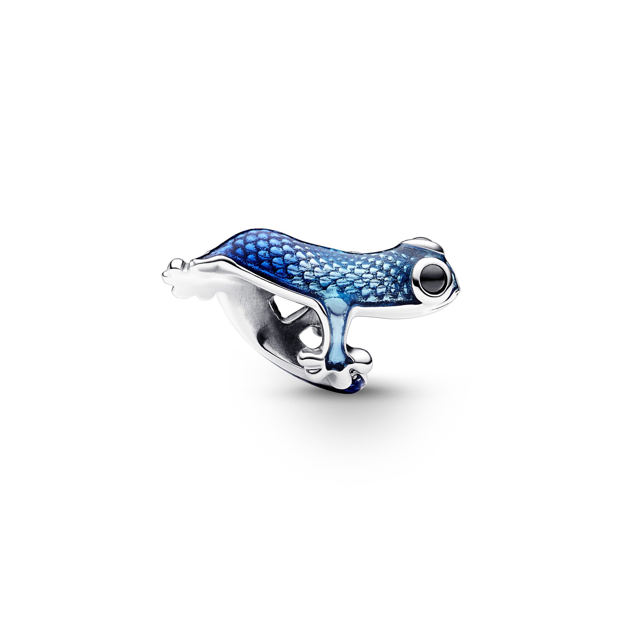 Pandora Metallic-Blaues Gecko Charm - Sterling Silber Ansicht 2 – Ansicht 2