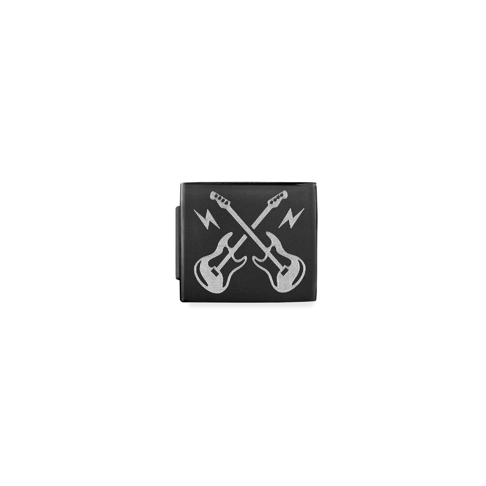 Nomination Composable Glam Charm Gitarre schwarz - Edelstahl, PVD schwarz