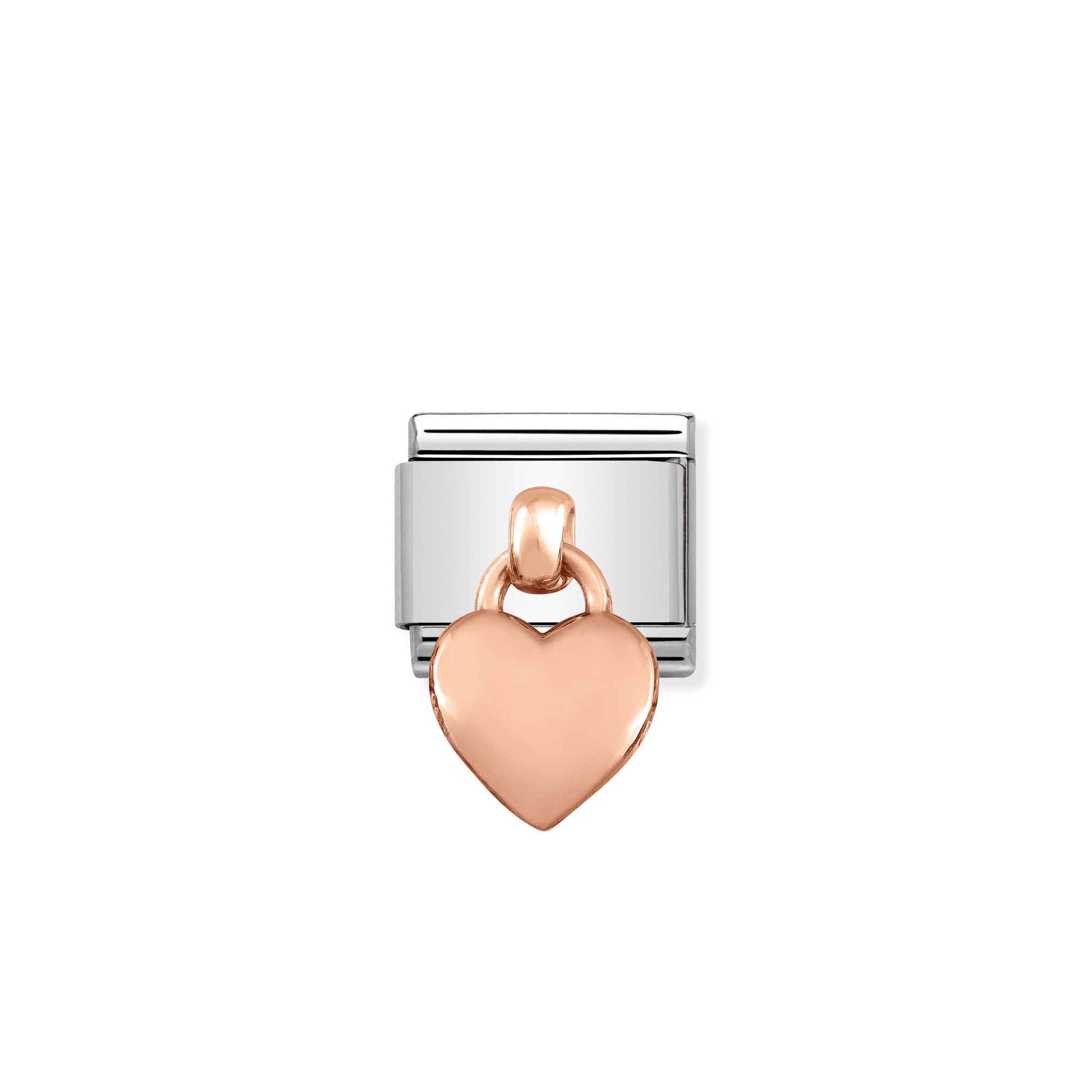 Nomination CLASSIC CHARMS - Edelstahl + Roségold - Herz
