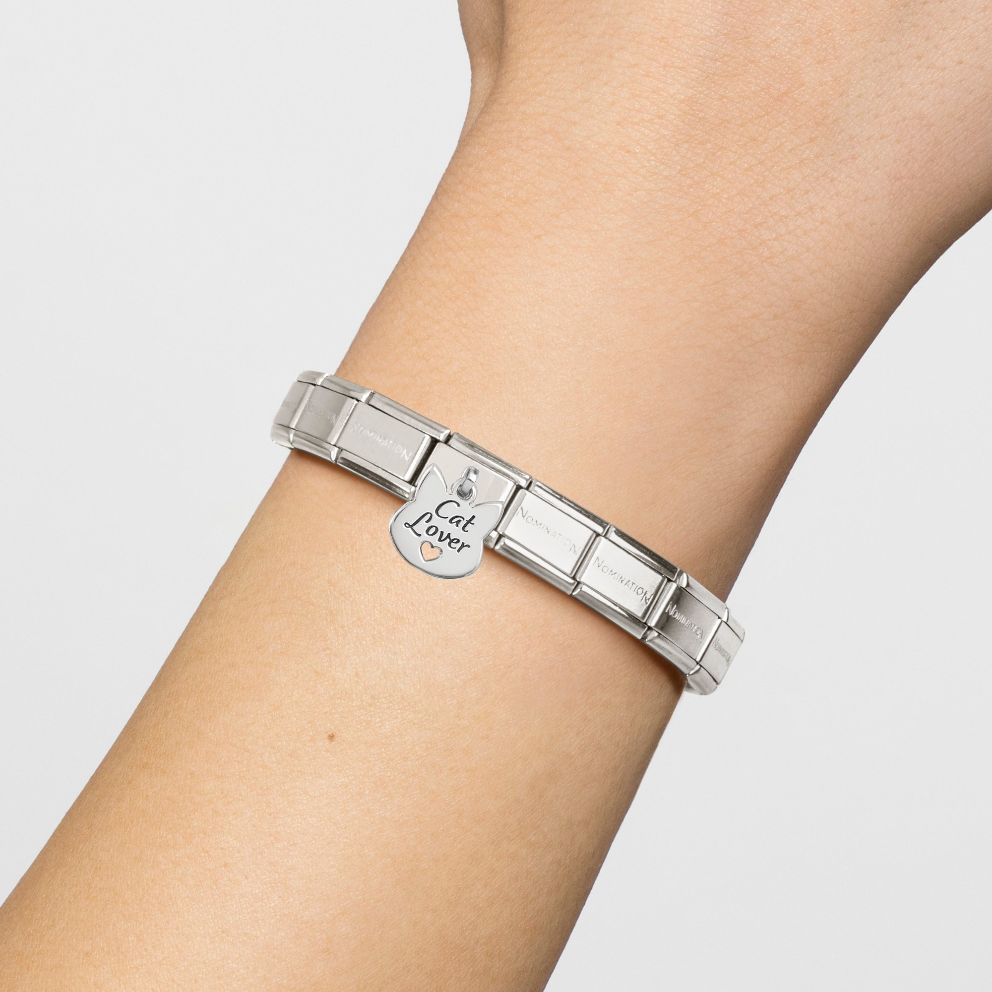 Nomination Classic Sterling Silber charm - Cat Lover – Ansicht 2