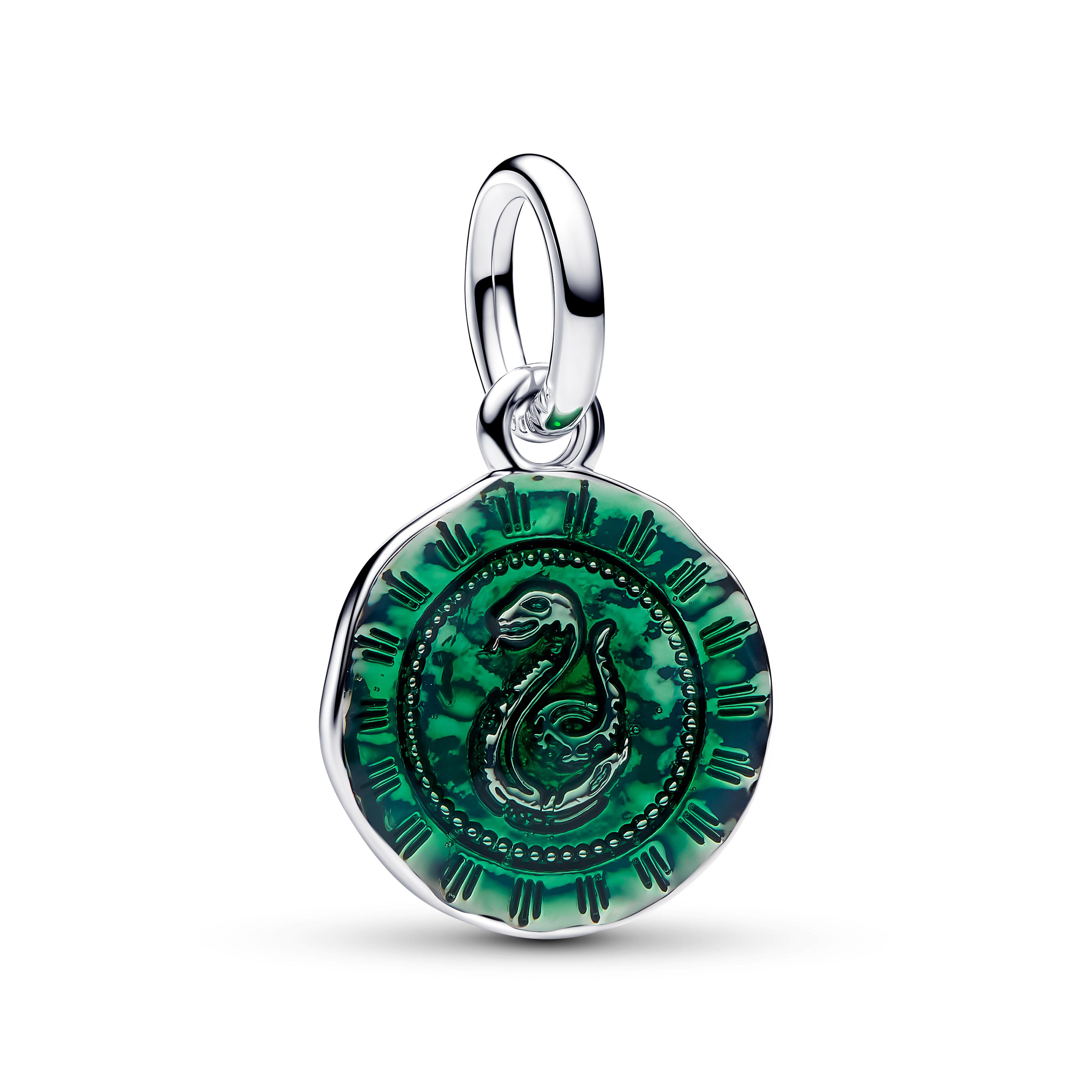 Pandora Harry Potter - Medaillon-Charm Slytherin - Sterling Silber - 795010C01