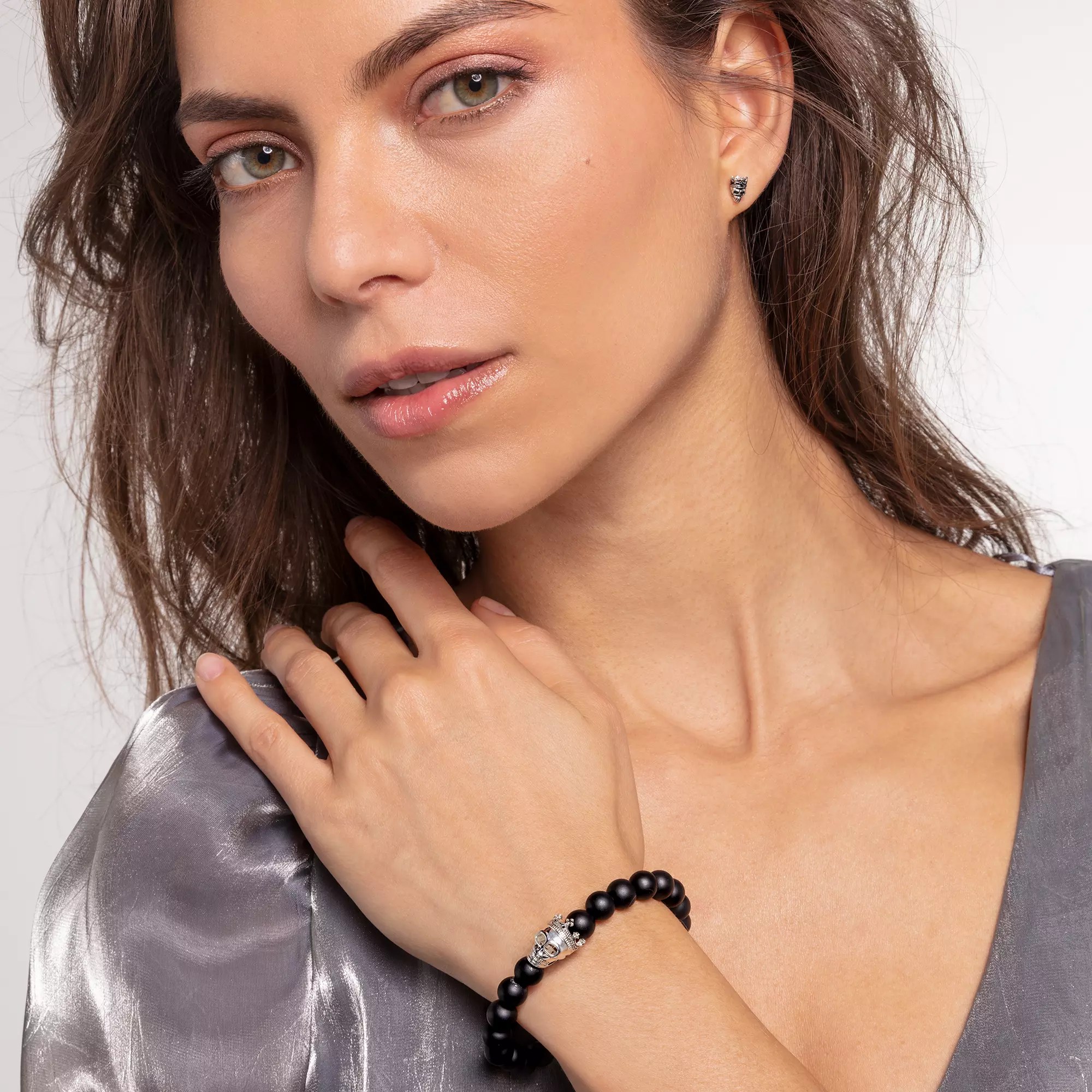 Thomas Sabo Armband - Silber - schwarz - 18 cm – Ansicht 2