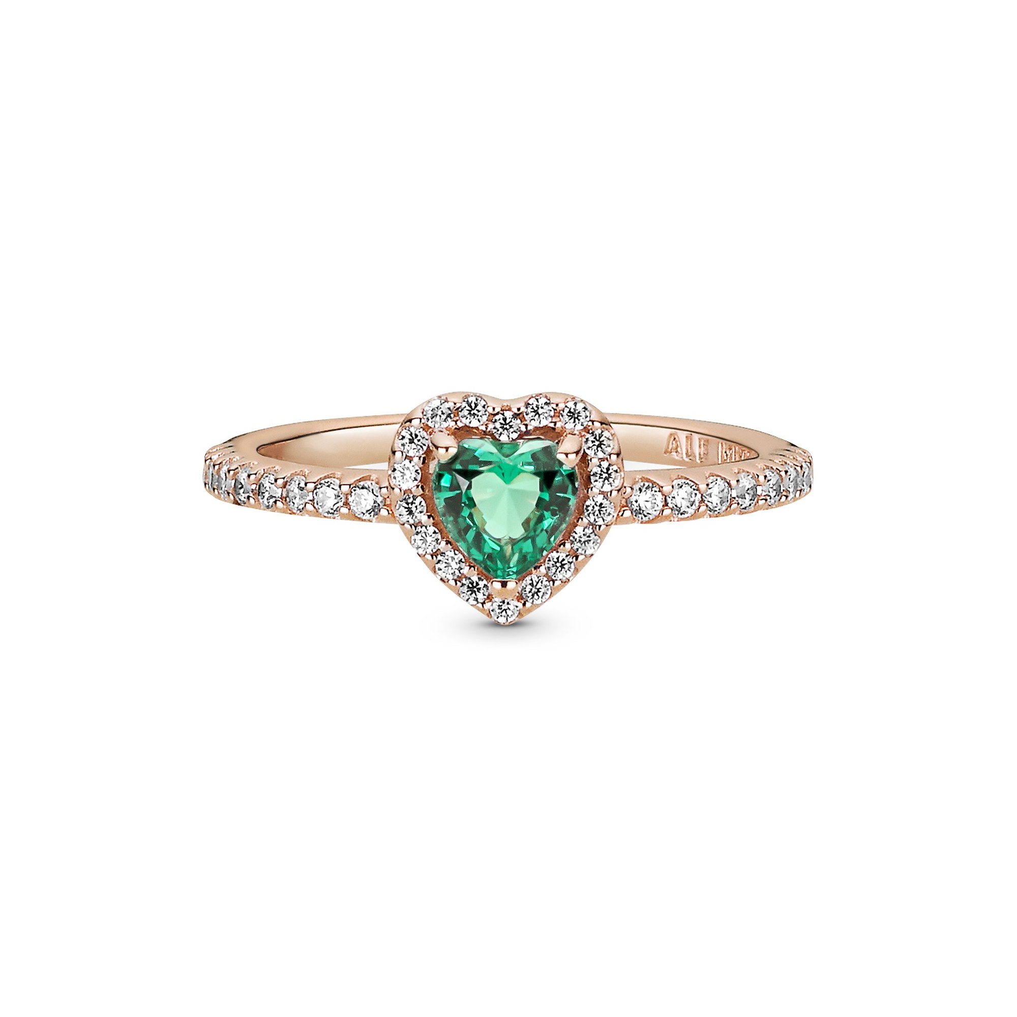 Pandora Ring - Funkelnder mit Herz - Roségold Vergoldung - Kristall - Bunt Ansicht 2 – Ansicht 2