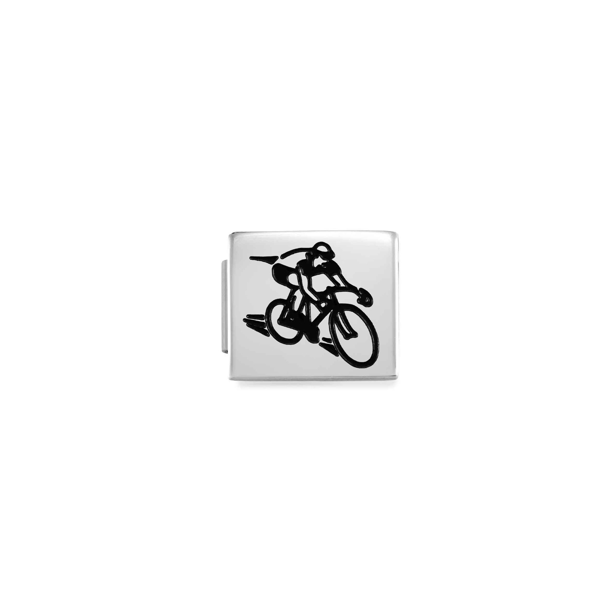 Nomination Composable Glam Charm Radfahrer - Edelstahl