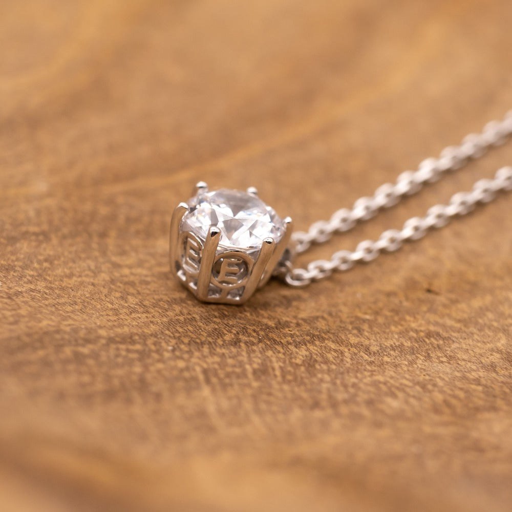 Engelsrufer SHINY Kette mit Zirkonia - Silber rhodiniert 6 mm 40cm – Ansicht 3