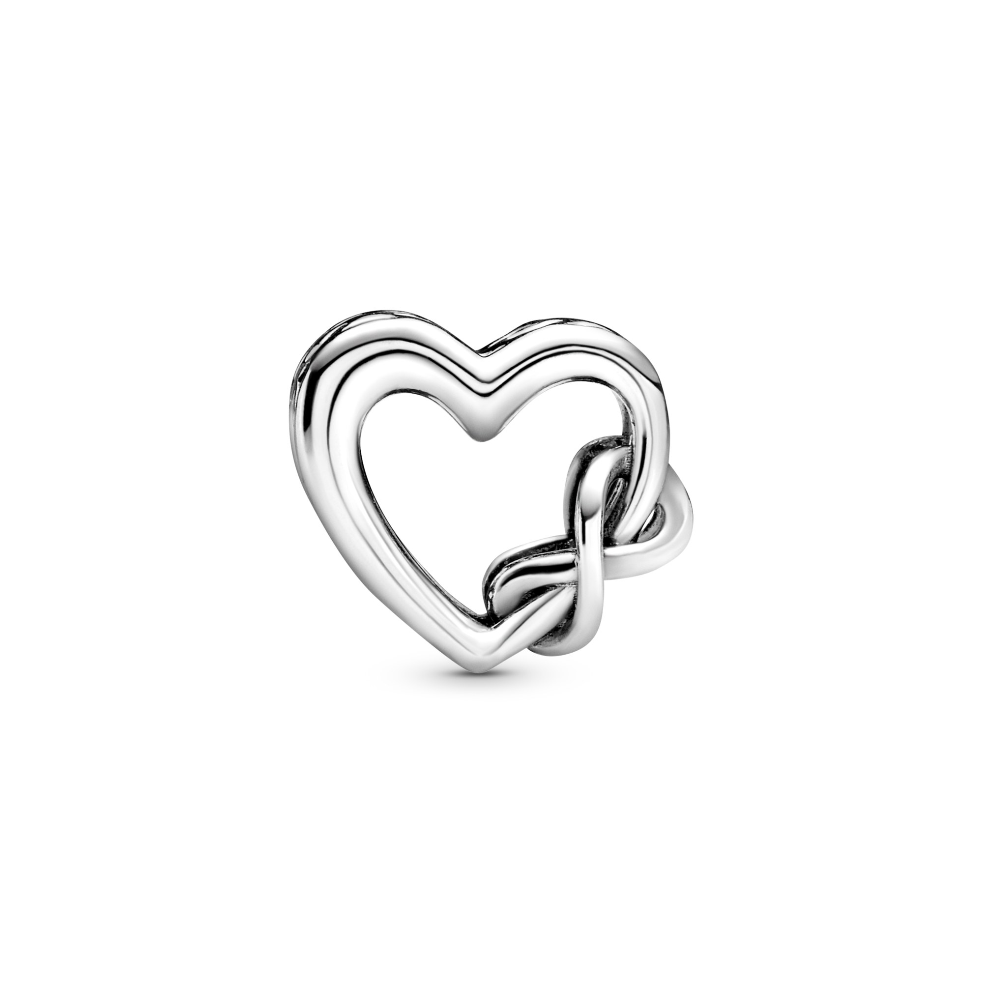 Pandora Silber Charm Herz und Unendlichkeit - Love You Mum – Ansicht 2