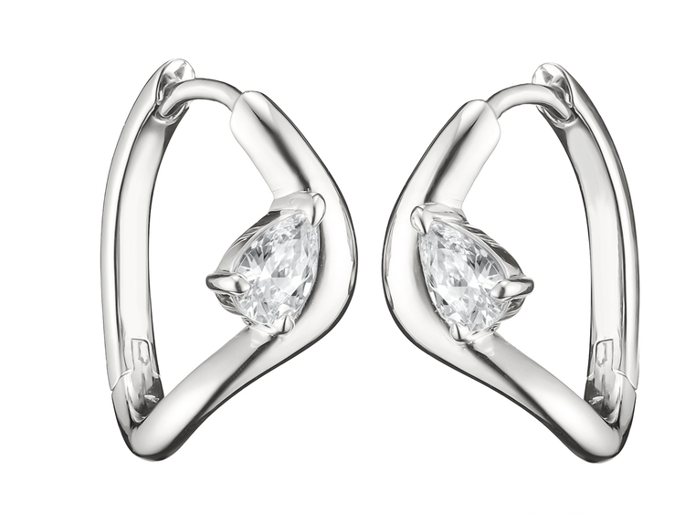 Thomas Sabo Fluid Elegance - CR763-051-14 - Creolen - Sterling Silber recy. & Zirkonia