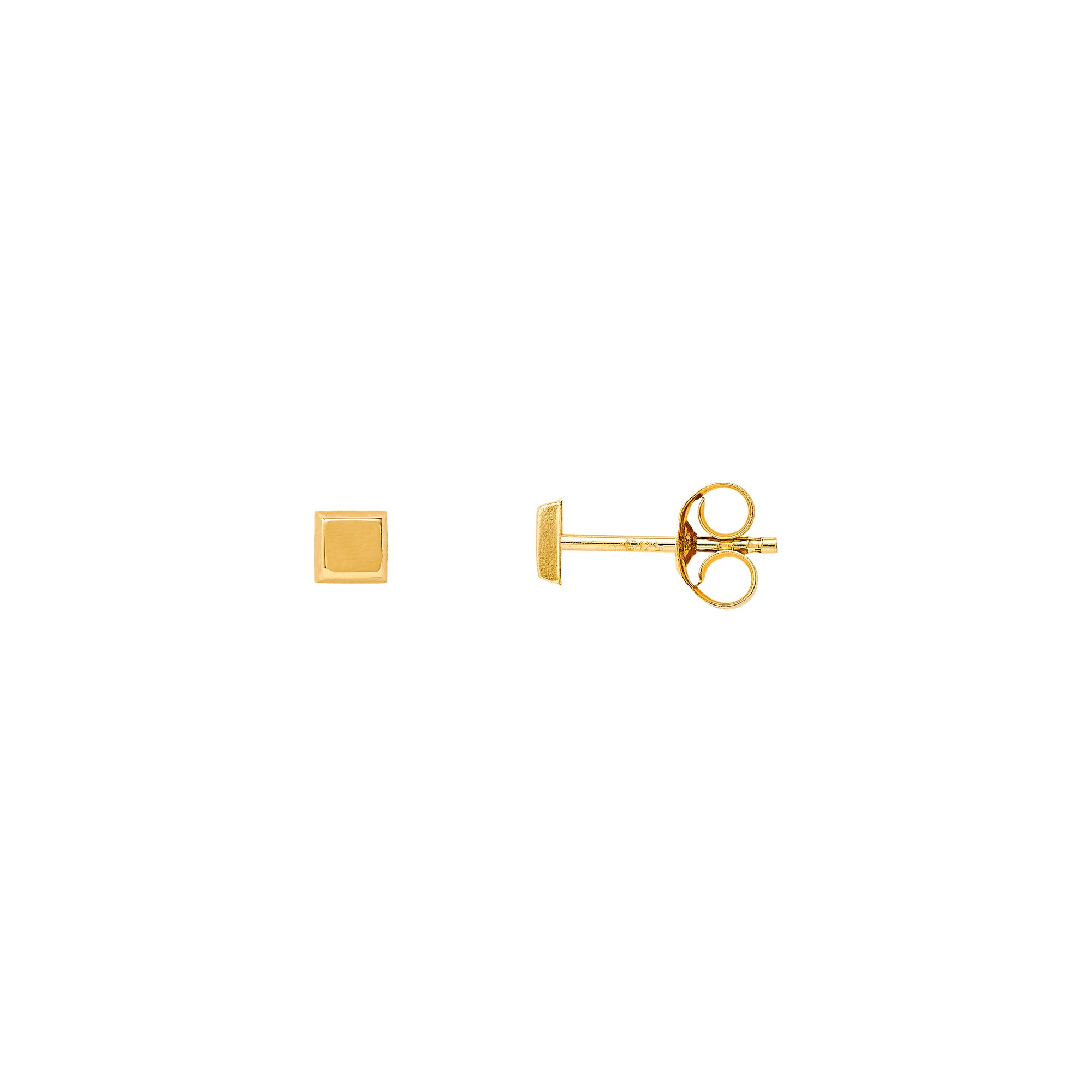 XENOX XG14K4091G - Gelbgold 585 Ohrstecker - poliert – Ansicht 2