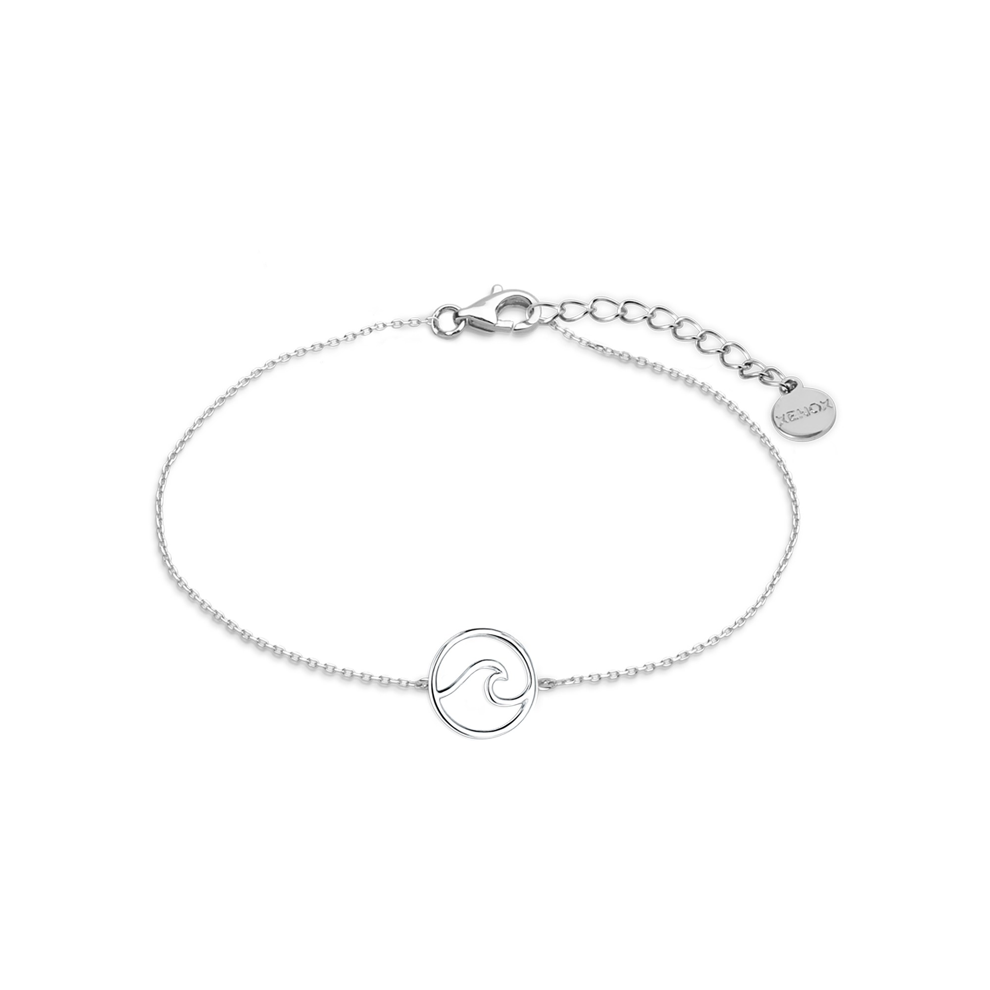 XENOX Armband WELLE - Sterling Silber - 15-18,5 cm – Ansicht 2