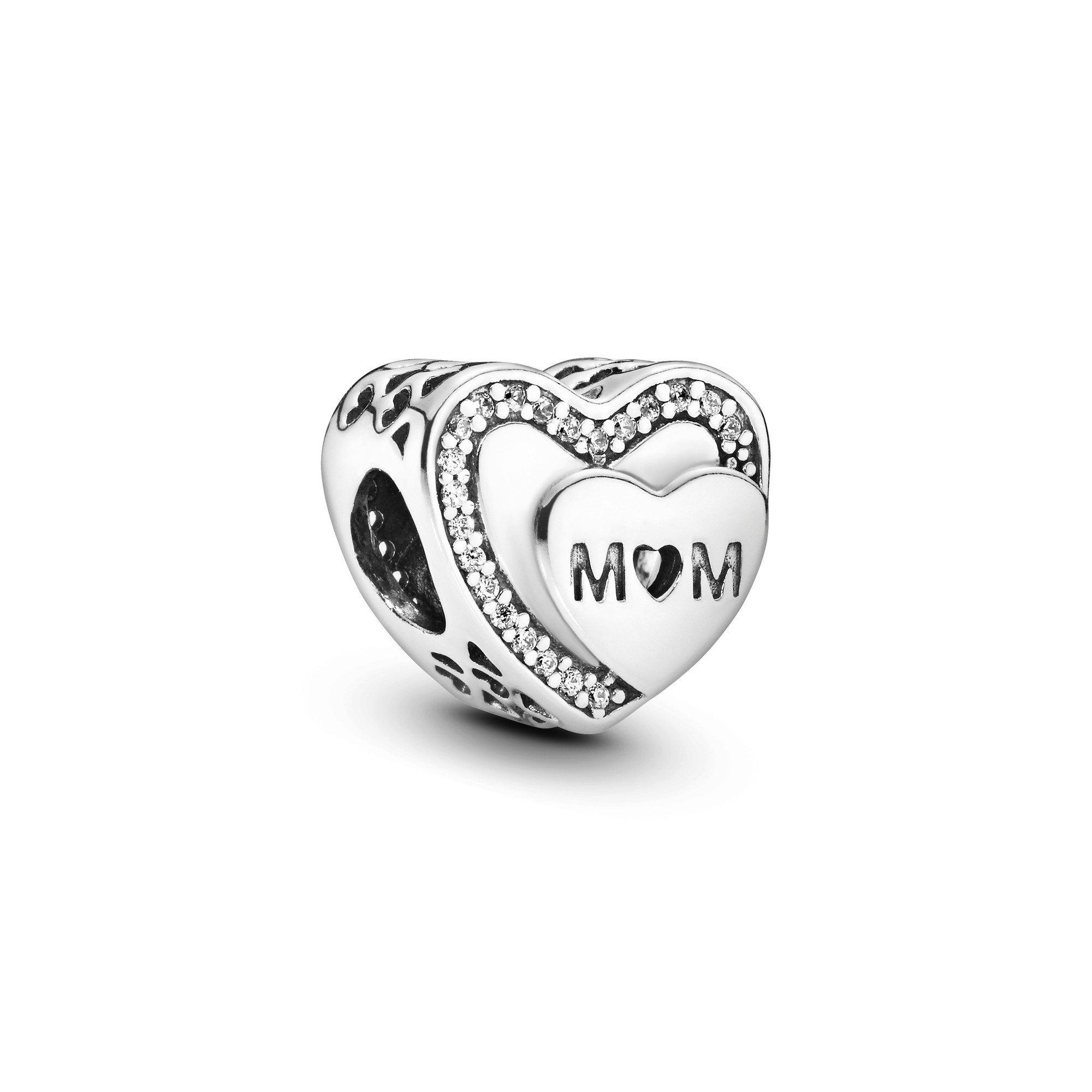 PANDORA Mom - Sterling Silber Charm - Zirkonia