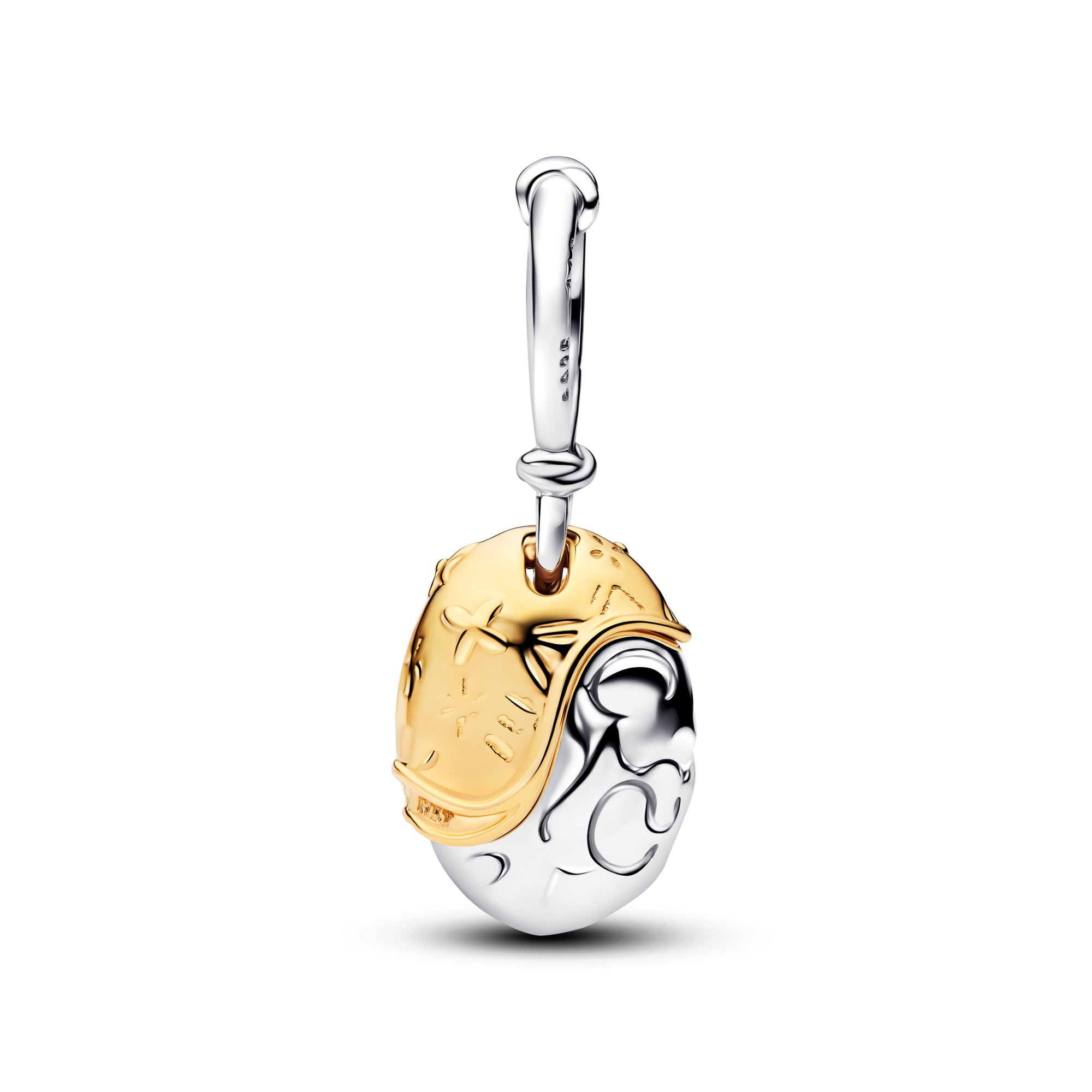 Pandora Disney Prinzessinnen Vaiana Herz von Te Fiti - Diamant Lab-Grown - Gelbgold Vergoldung – Ansicht 3