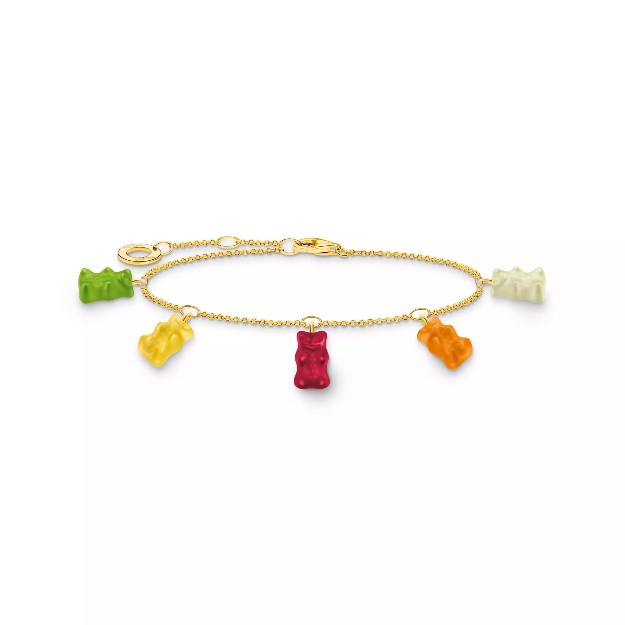 Thomas Sabo Armband - HARIBO Gummibärchen - Goldbär - Silber Gelbgold verg. - 16 bis 19 cm
