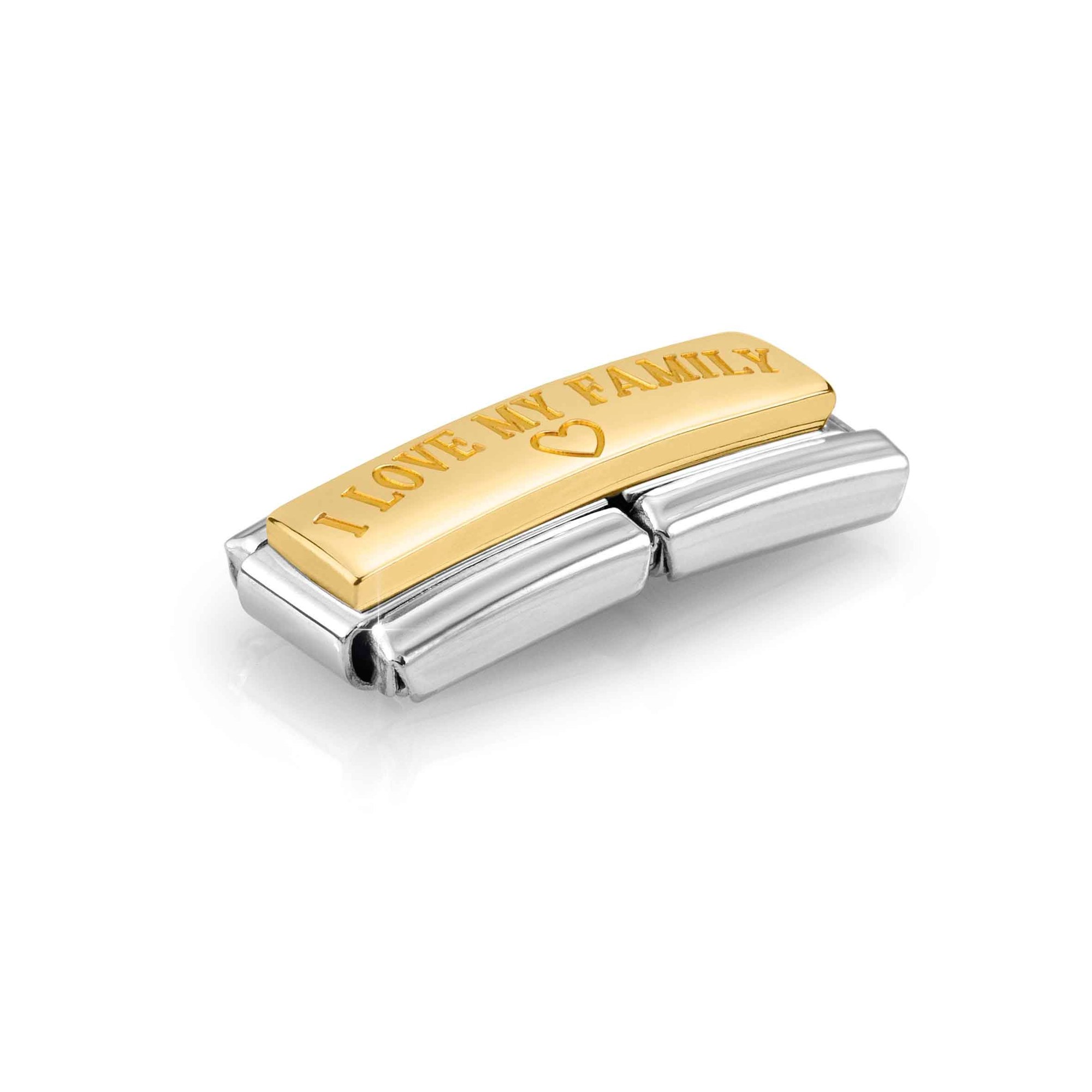 Nomination Composable Classic Charm I love my family - Edelstahl, Gold 750 Gelbgold – Ansicht 4