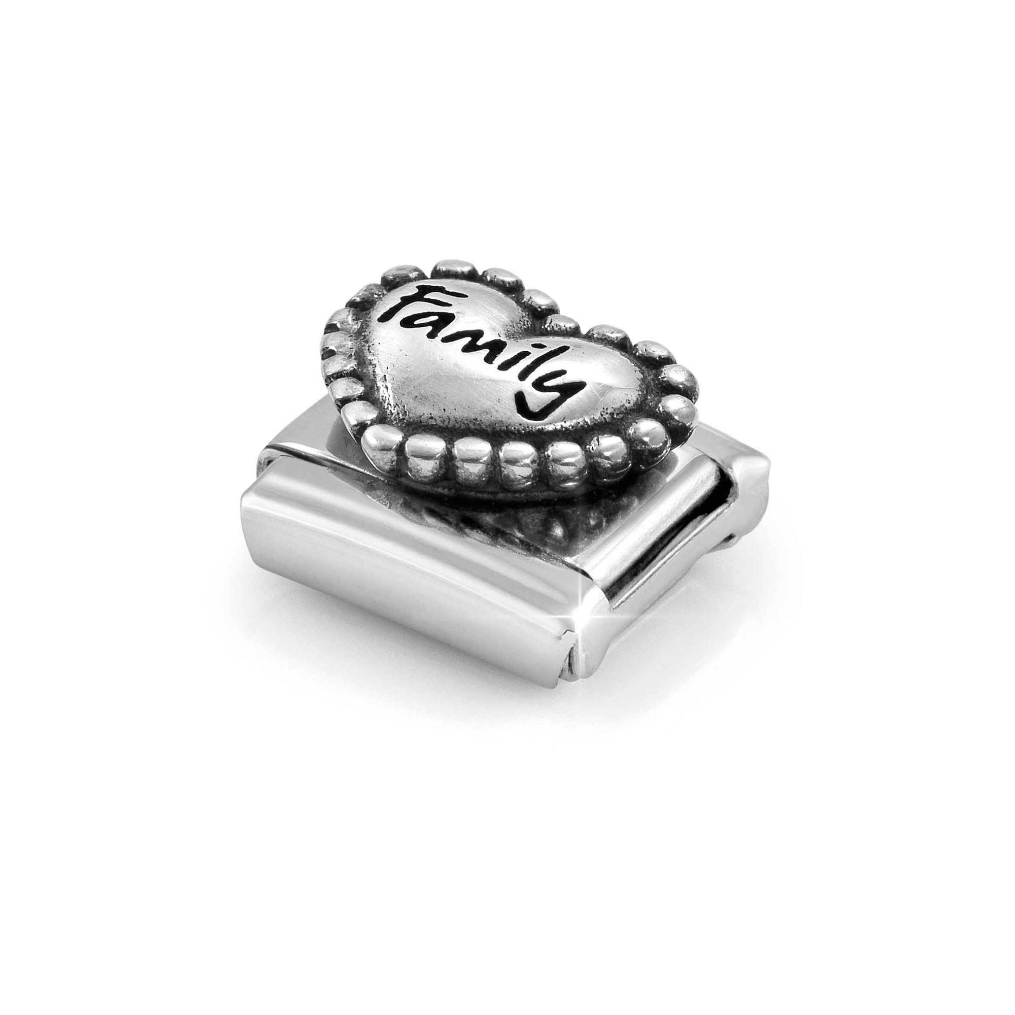 Nomination Sterling Silber - Family-Kugelherz Element - Classic Silber – Ansicht 5