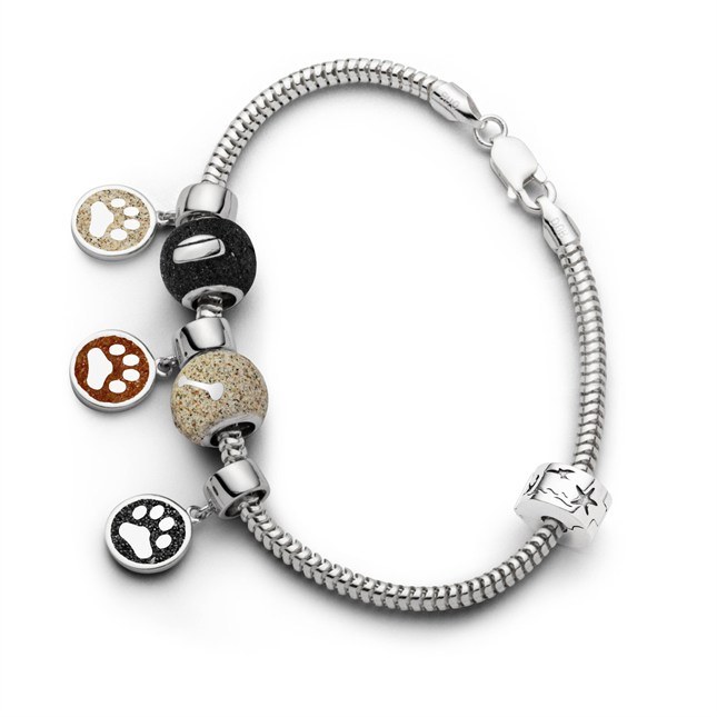 DUR Safer - Sterling Silber Bead CLIP - rhodiniert – Ansicht 2