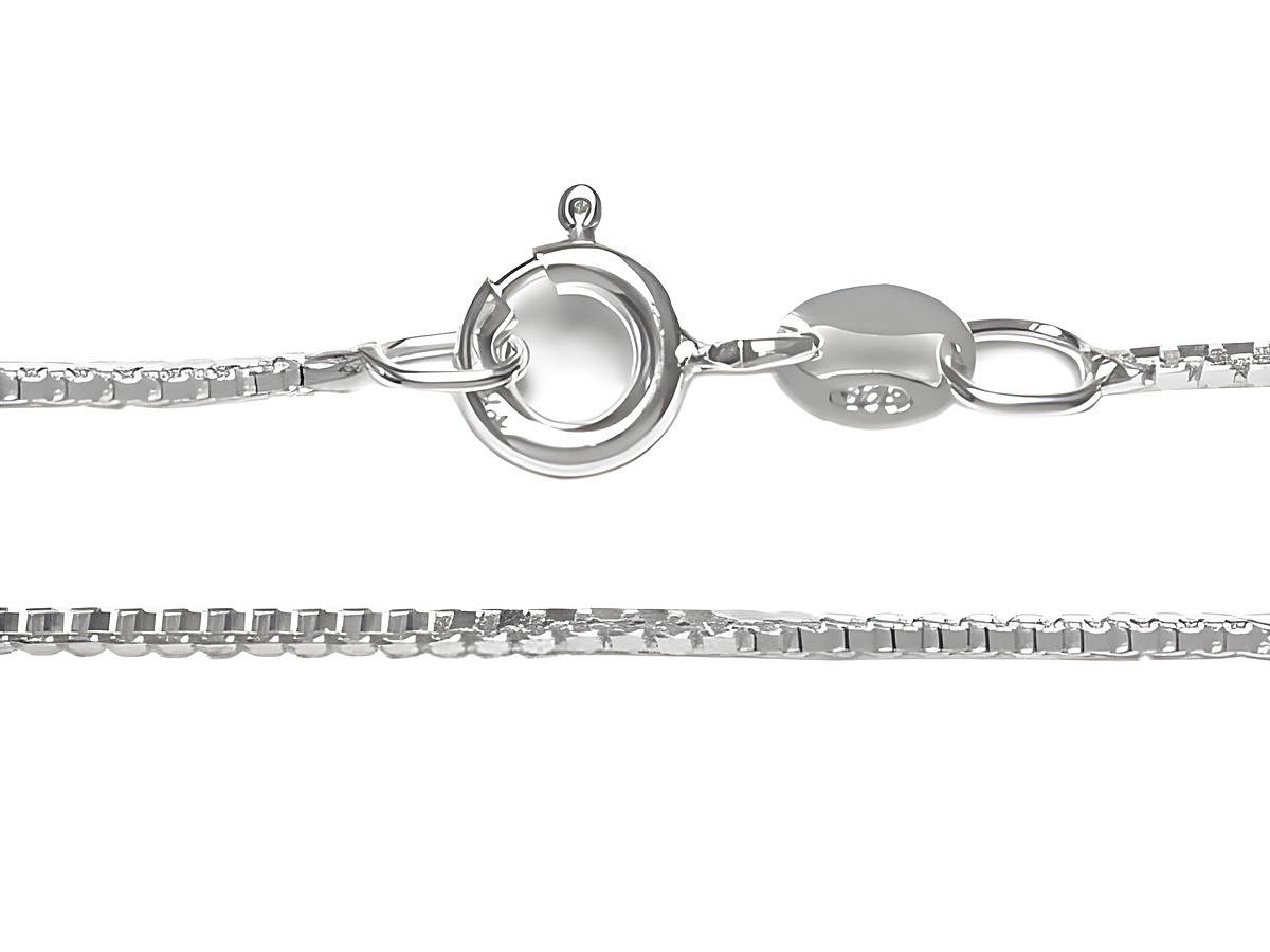 Silberkette Venezianer Veneziakette 2,4 mm 74 cm vom Hersteller Juwelier Harnisch, elegante und hochwertige Verarbeitung, ideal als schickes Accessoire oder Geschenk.