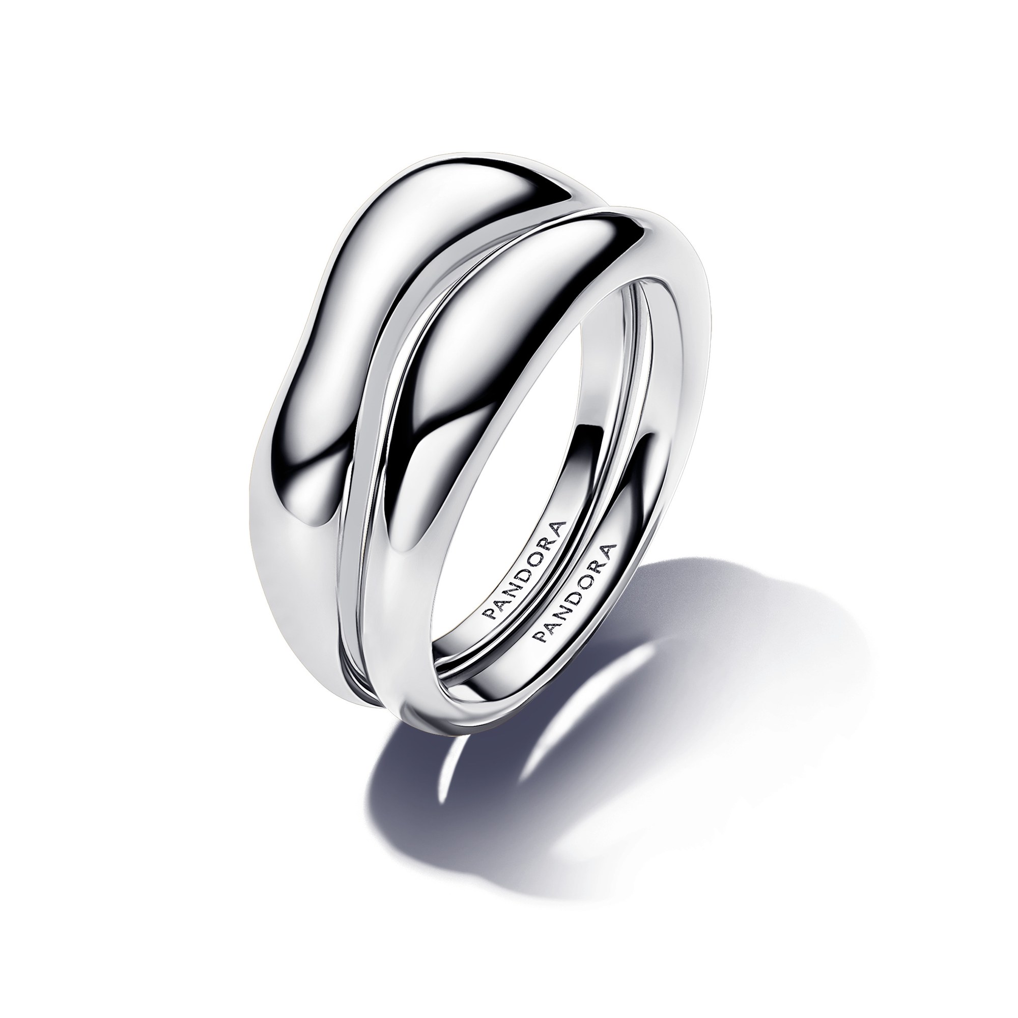 Pandora ESSENCE organisch Geformte Stacking-Ringe - Sterling Silber