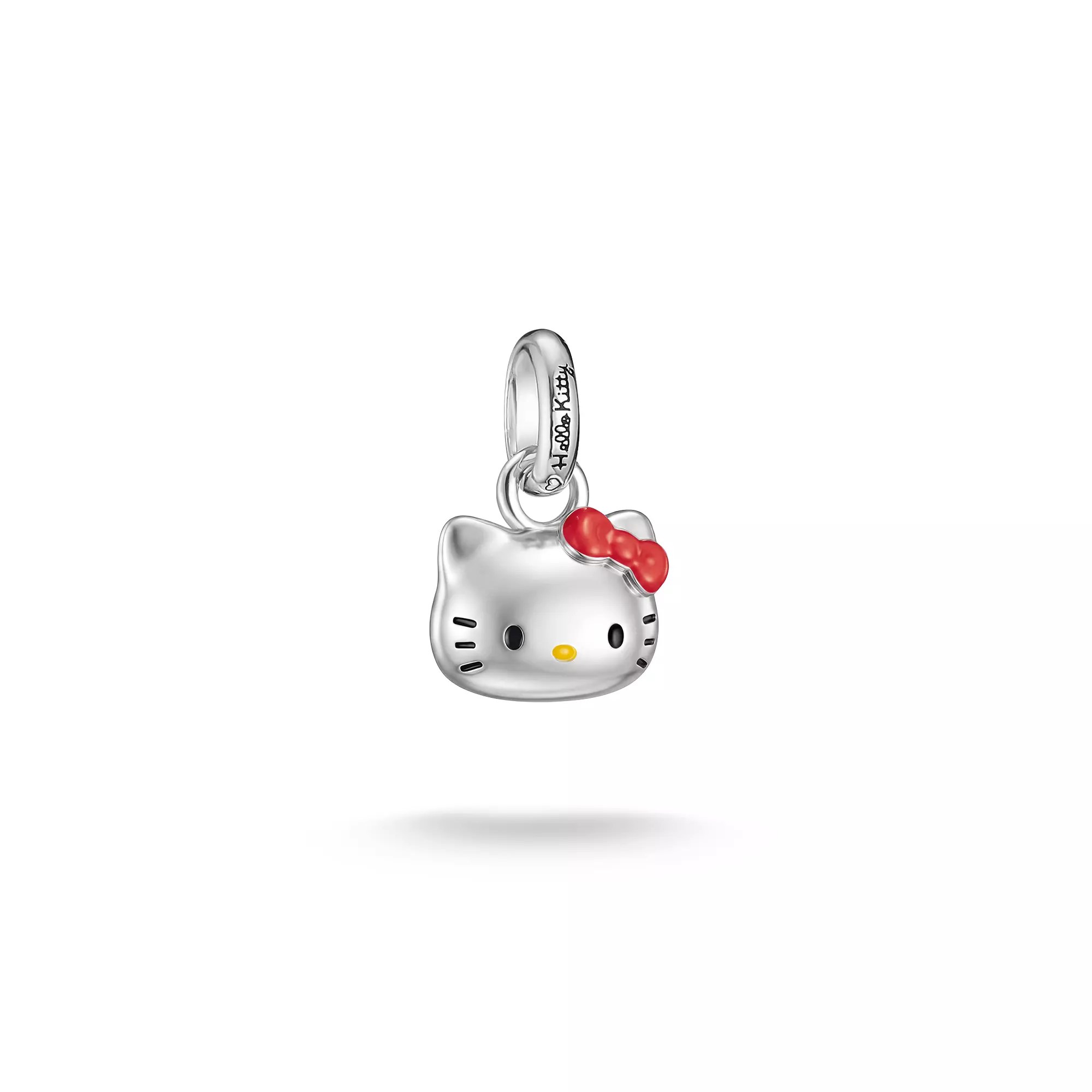 Thomas Sabo Hello Kitty - Charm-Anhänger - versilbert & Emaille - rot – Ansicht 2