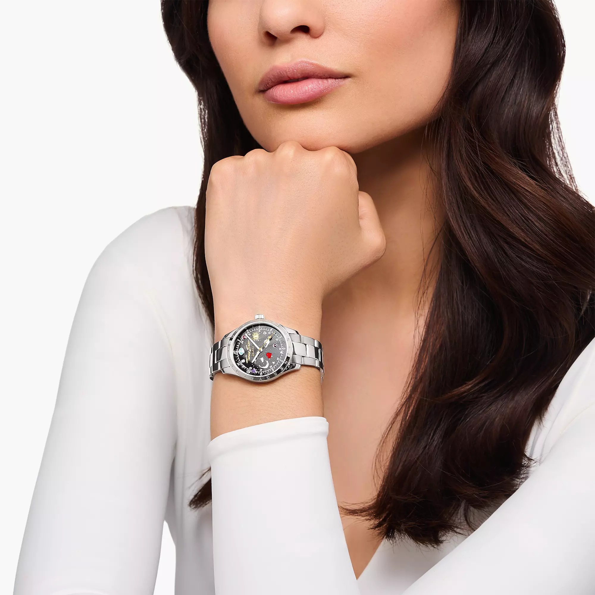 Thomas Sabo Damenuhr - Edelstahl - Schwarz – Ansicht 4