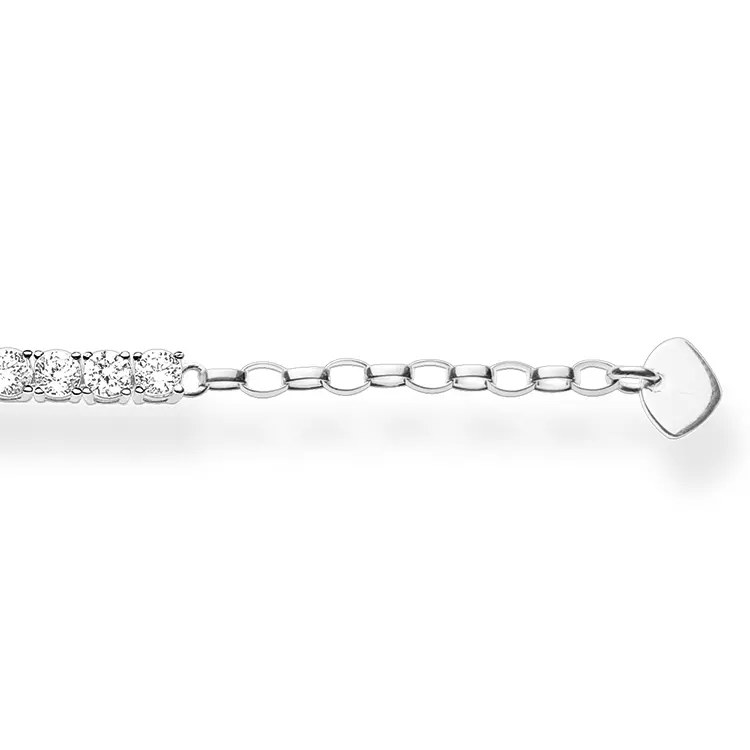 Thomas Sabo Armband Sterling Silber + Zirkonia weiß - 19,5 cm – Ansicht 2