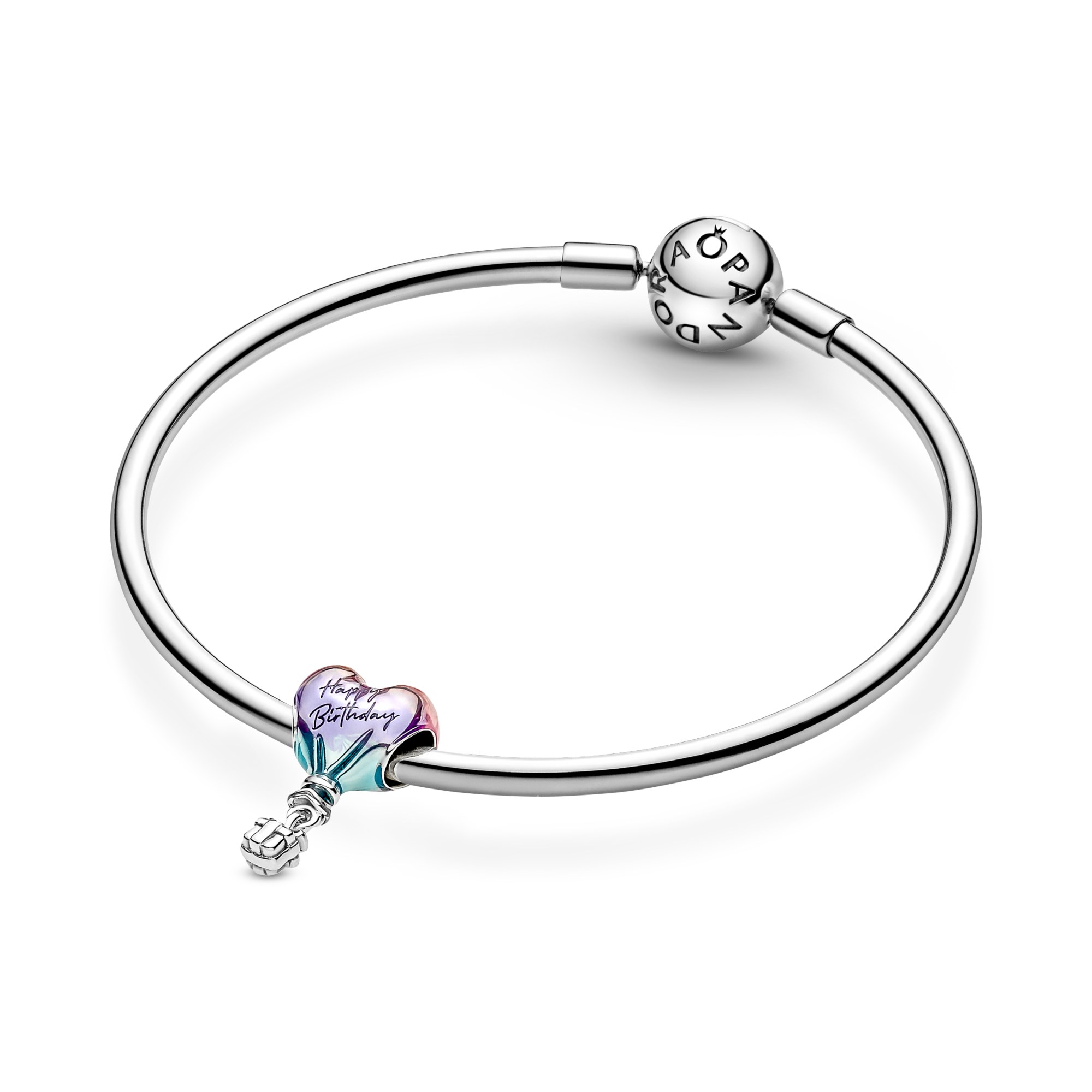 Pandora Alles Gute zum Geburtstag Heißluftballon - Charm - Sterling Silber & Emaille Bunt – Ansicht 5