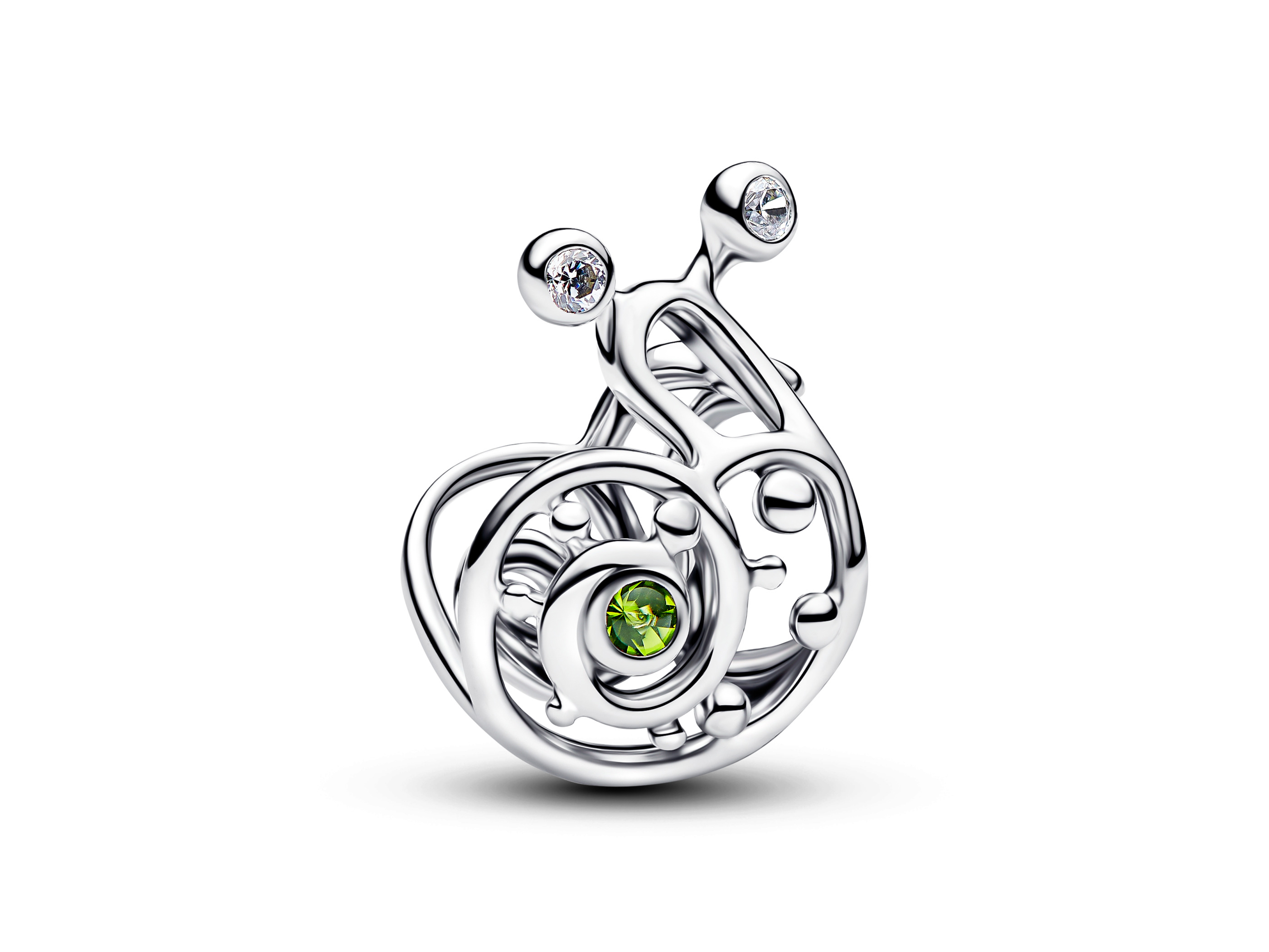 Pandora 794557C01 - Grüne Schnecke als Charm - Sterling Silber - Zirkonia Grün